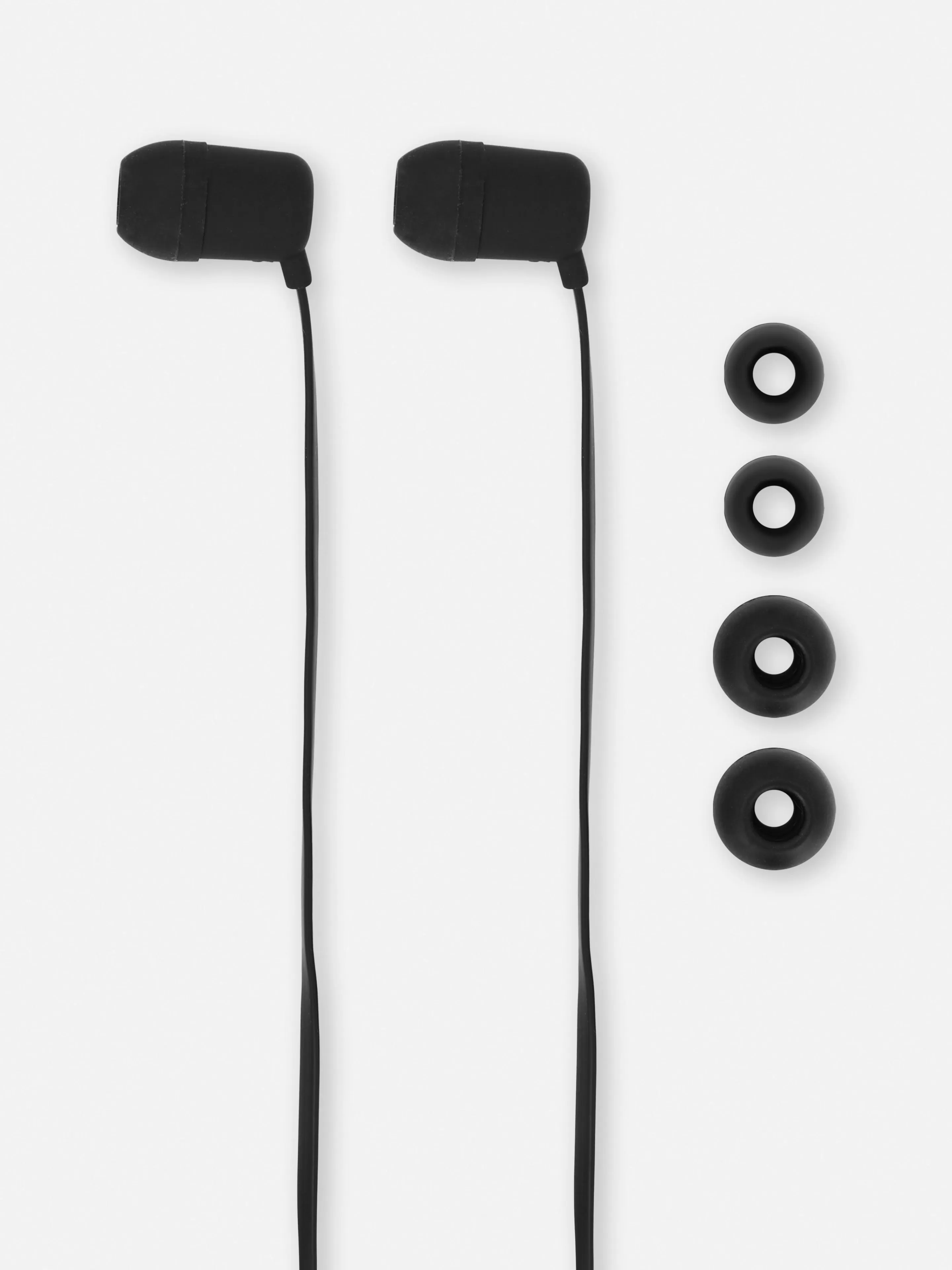 Auscultadores*Primark Auriculares Com Microfone Preto