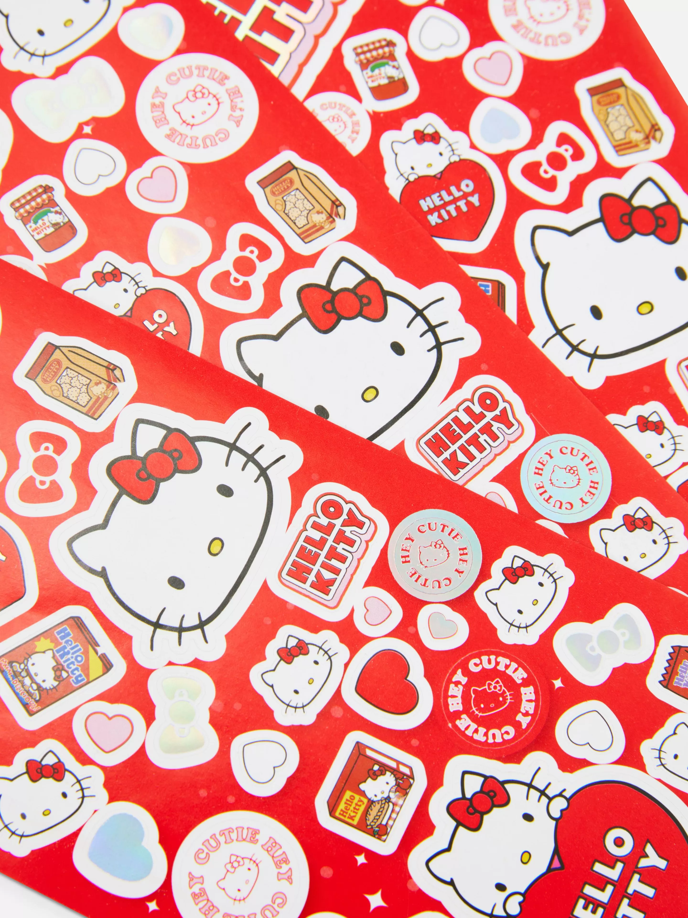 Trabalhos Manuais*Primark Autocolantes Hello Kitty 50.º Aniversário Vermelho