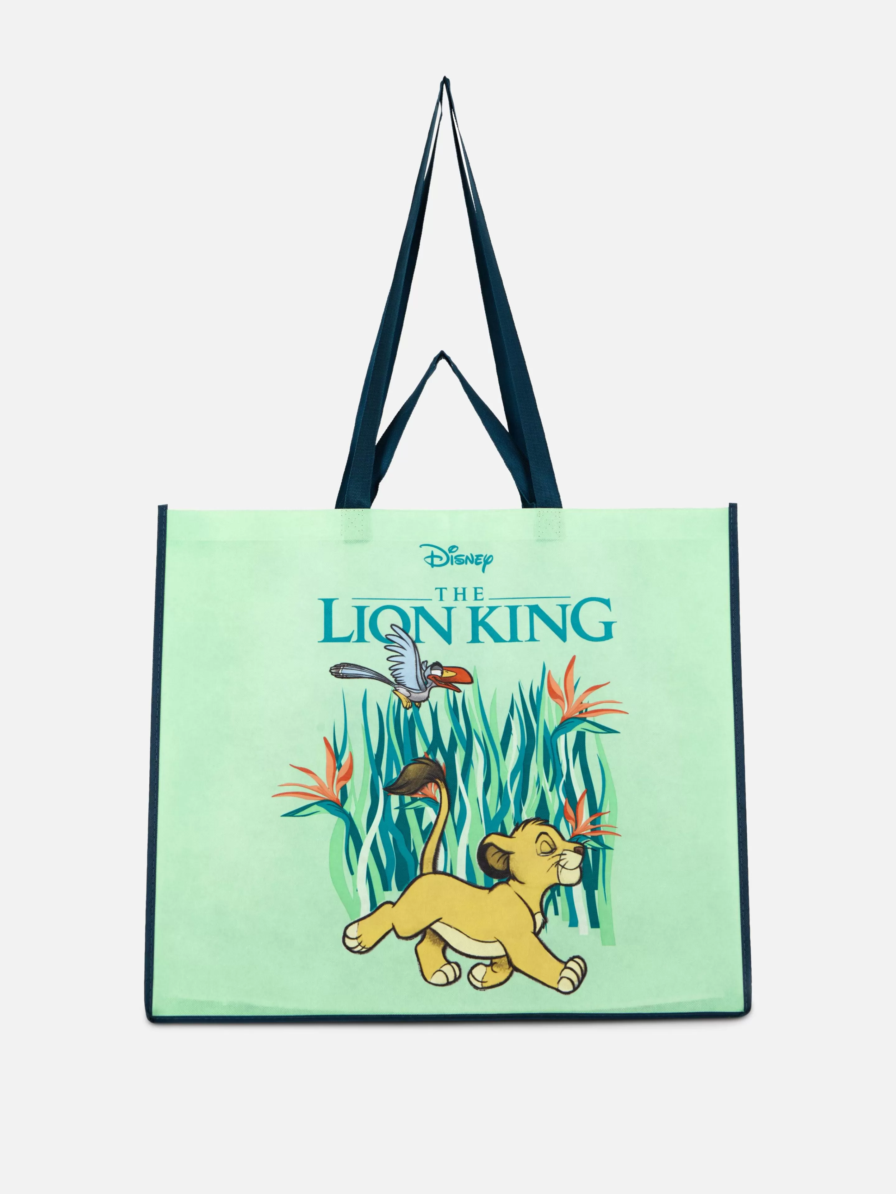 Acessórios De Viagem*Primark Bolsa Shopper Disney The Lion King 30.º Aniversário Extragrande Verde