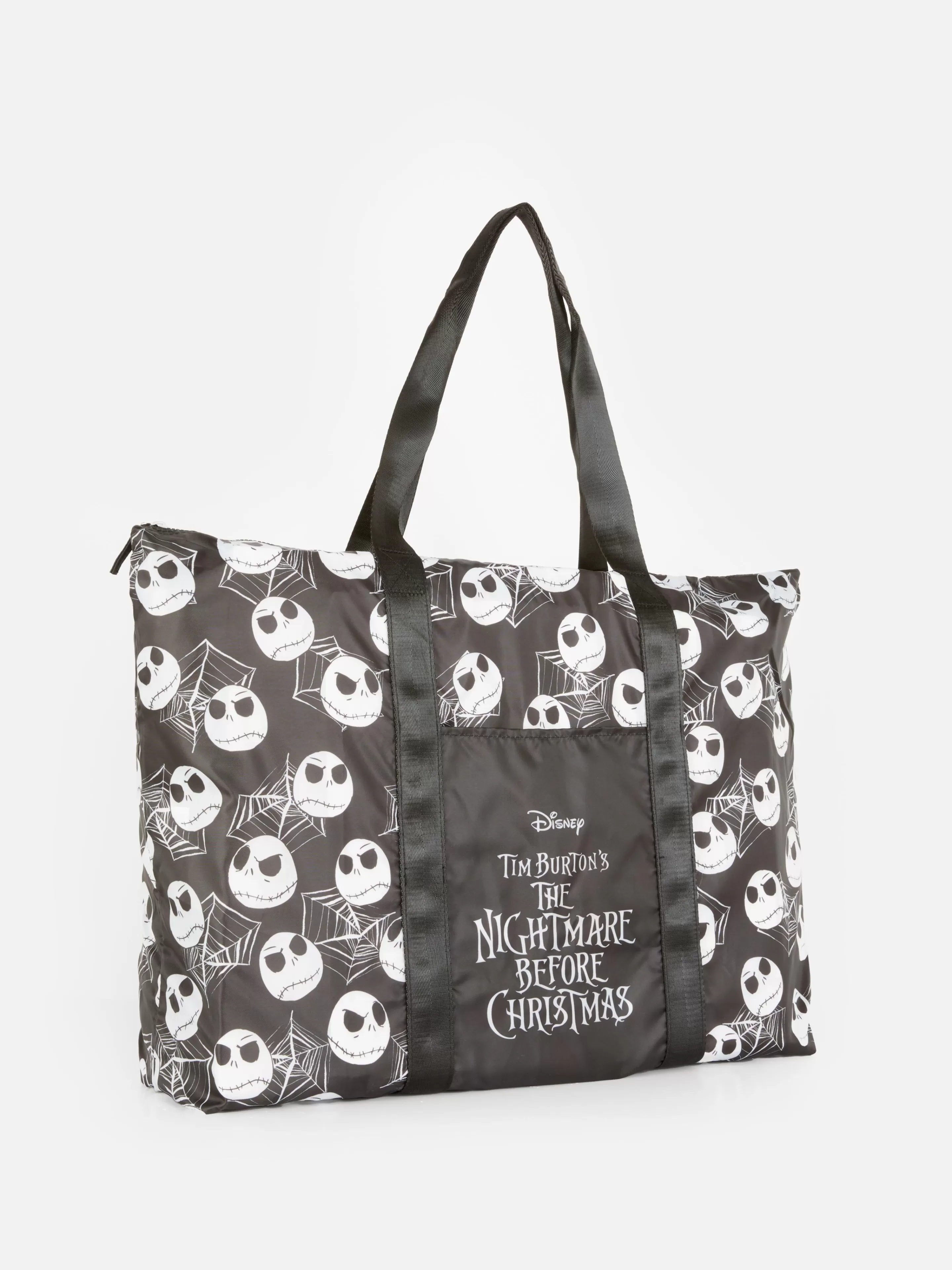 Malas E Carteiras*Primark Bolsa Shopper Dobrável Disney Tim Burton O Estranho Mundo De Jack Preto