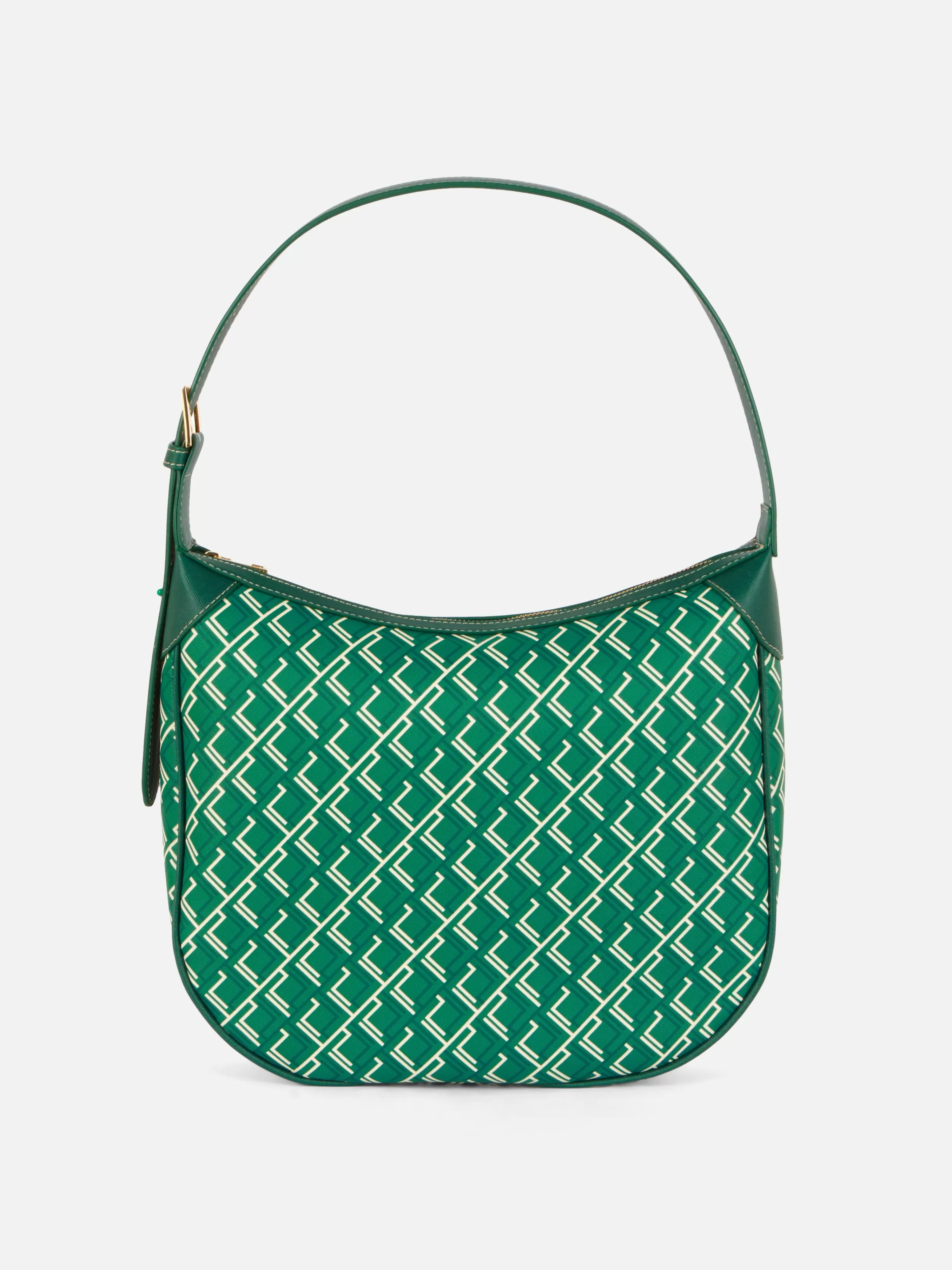 Malas E Carteiras*Primark Bolsa Shopper Monograma Larga Verde