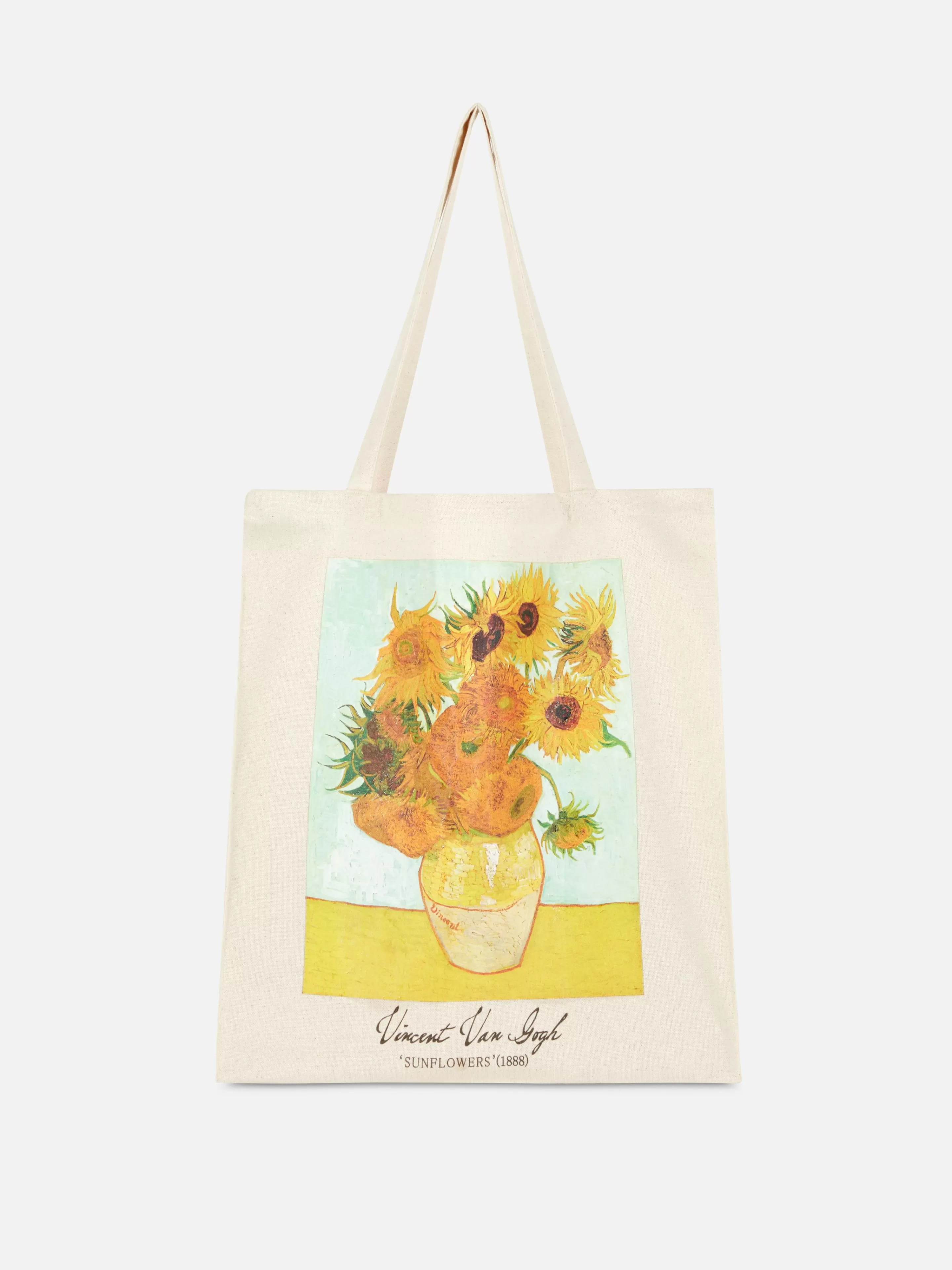 Malas E Carteiras*Primark Bolsa Tote Girassóis Vincent Van Gogh Natural