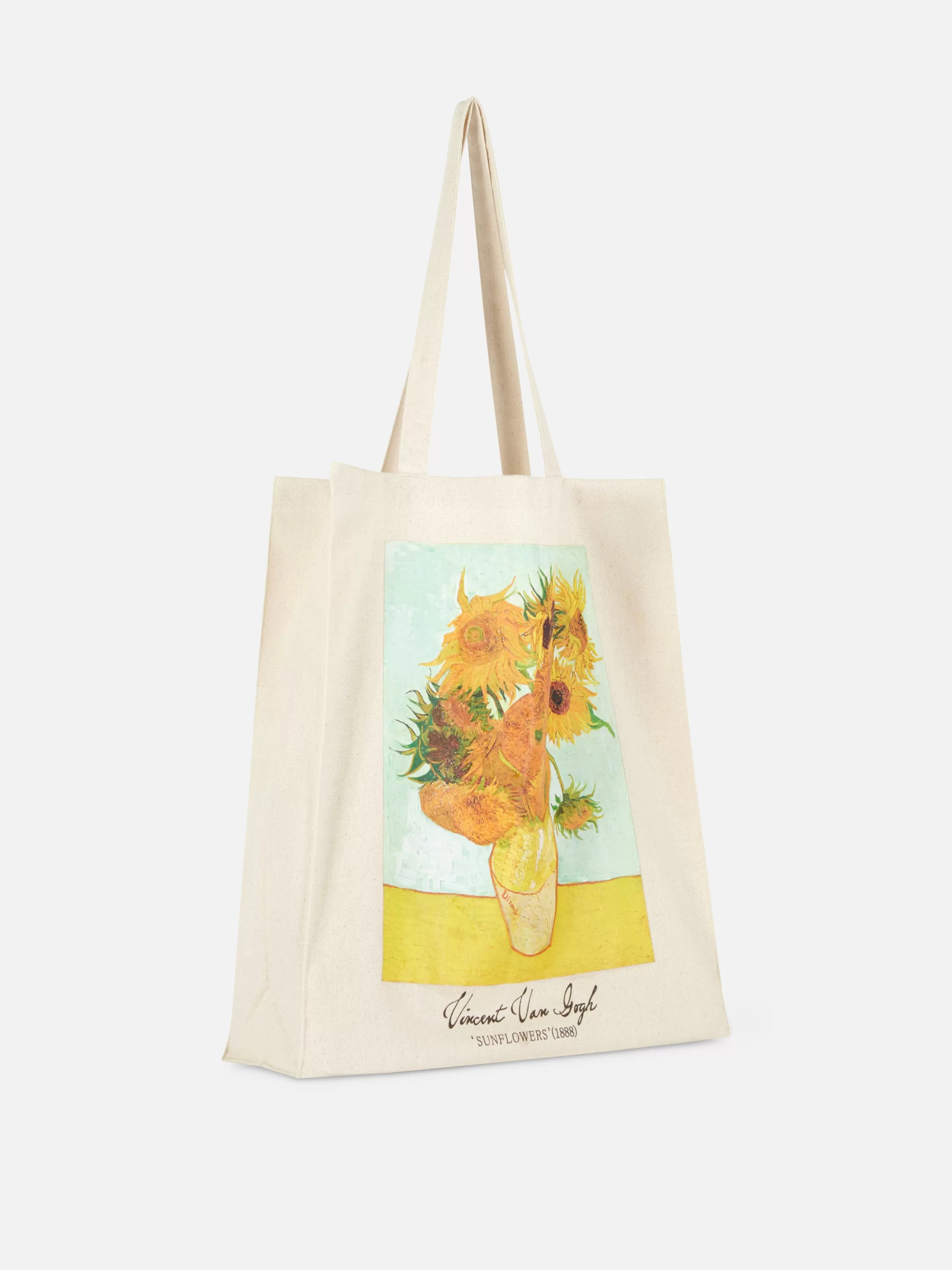 Malas E Carteiras*Primark Bolsa Tote Girassóis Vincent Van Gogh Natural