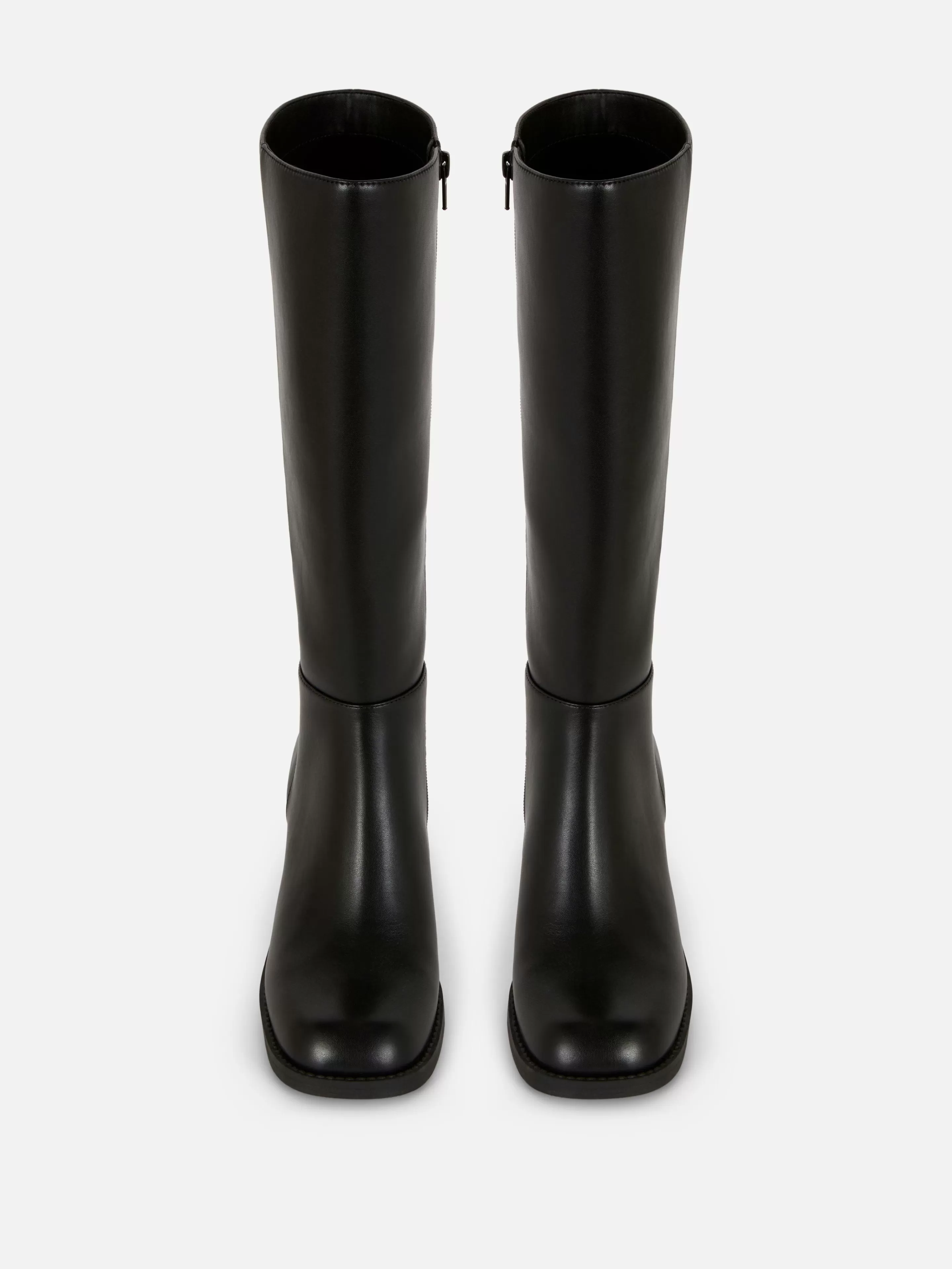 Botas*Primark Botas Cano Alto Salto Alto Preto