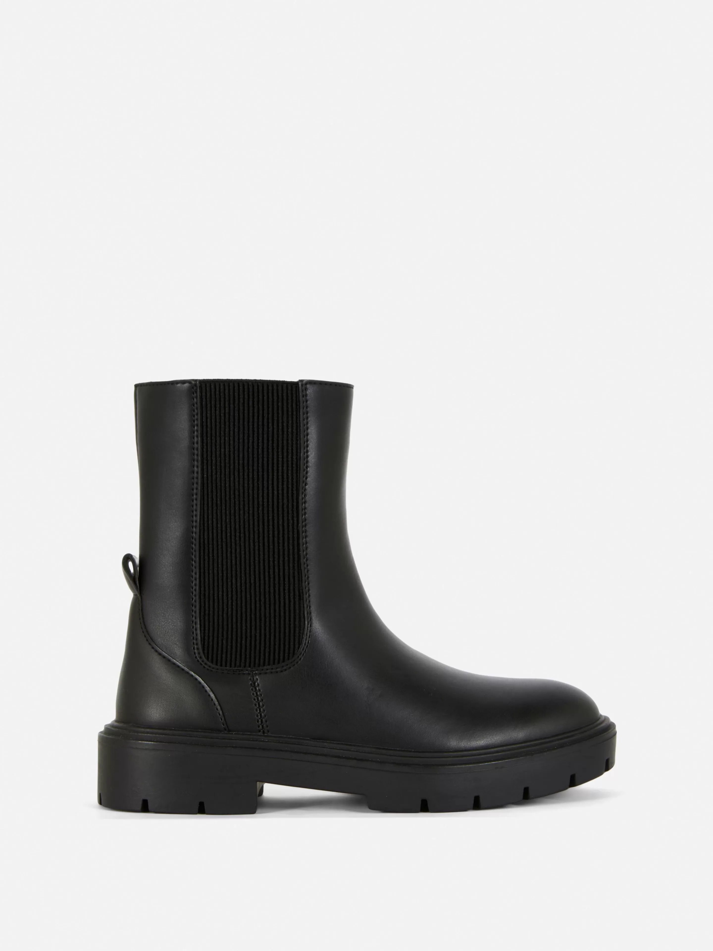 Botas E Galochas*Primark Botas Chelsea Biqueira Redonda Preto