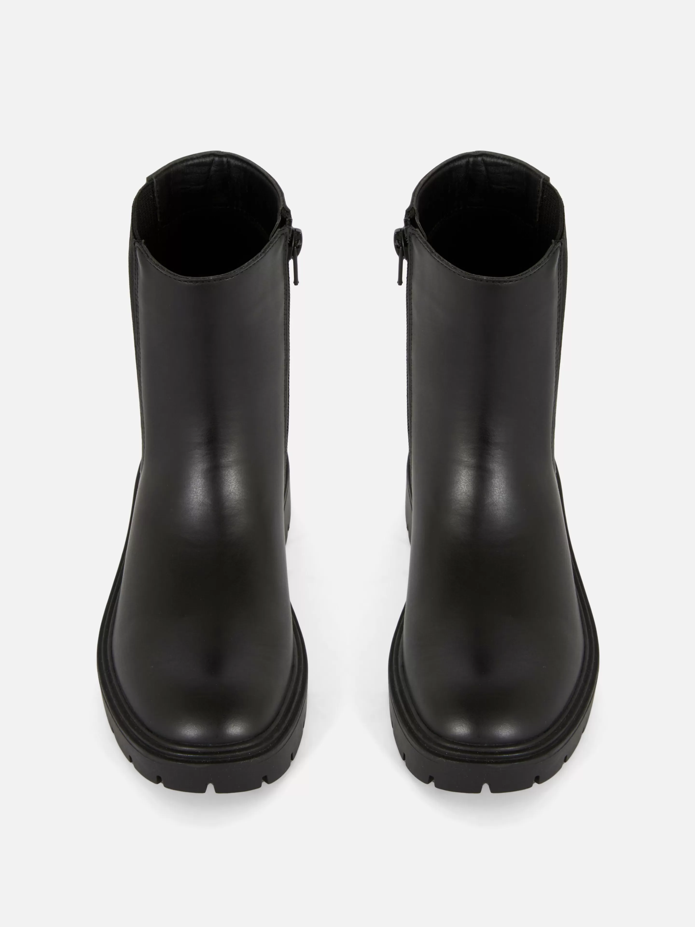 Botas E Galochas*Primark Botas Chelsea Biqueira Redonda Preto