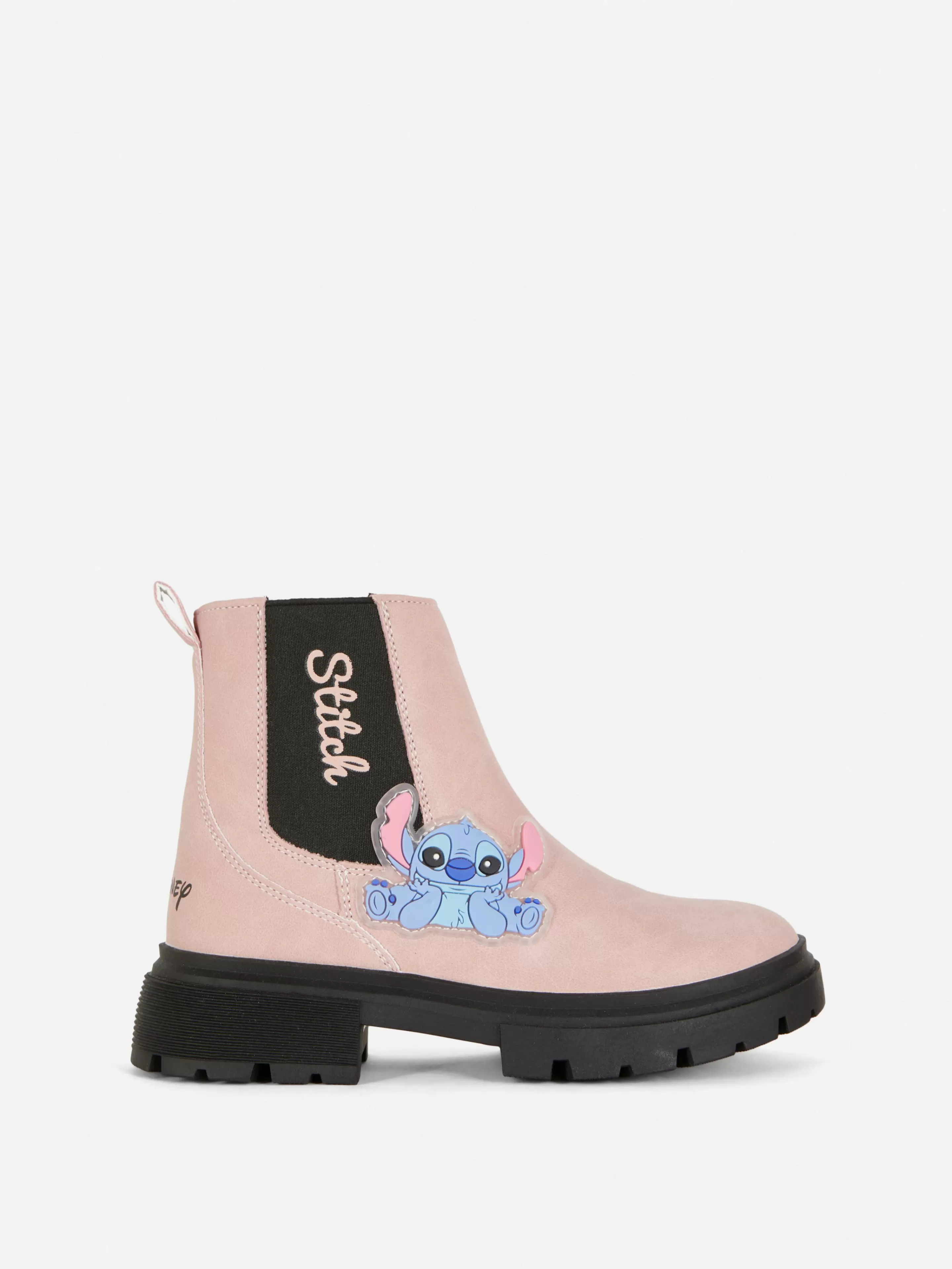 Botas E Galochas*Primark Botas Chelsea Disney Stitch Cor-de-rosa