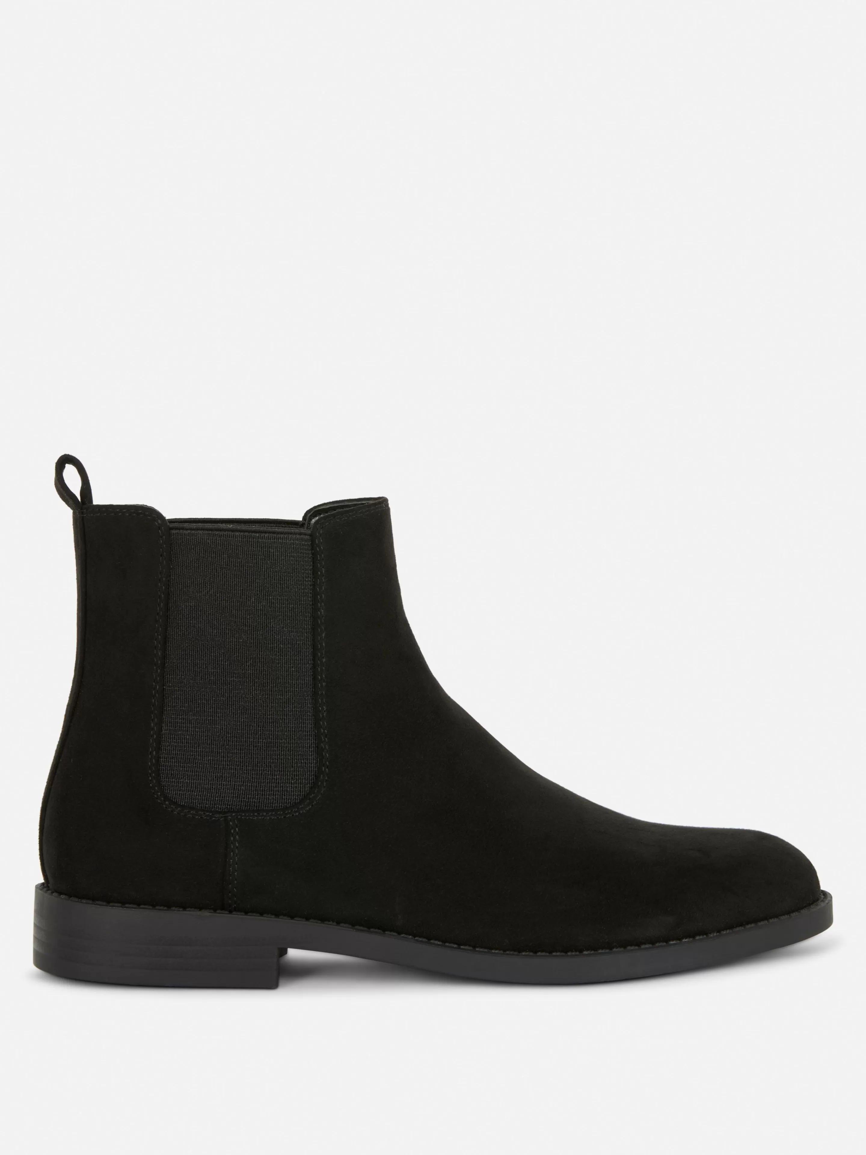 Botas*Primark Botas Chelsea Imitação Camurça Preto