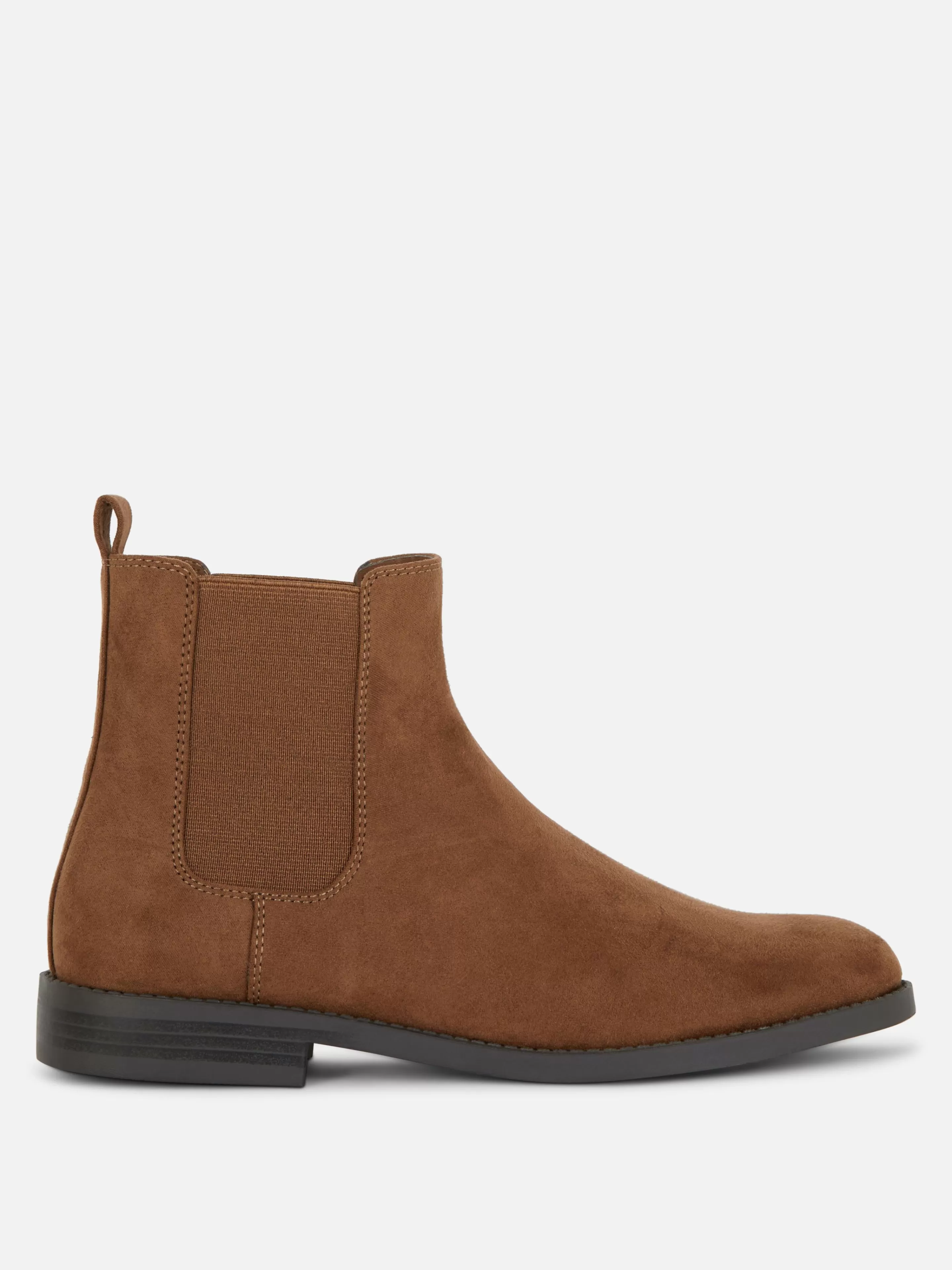 Botas*Primark Botas Chelsea Imitação Camurça Cinzento-acastanhado