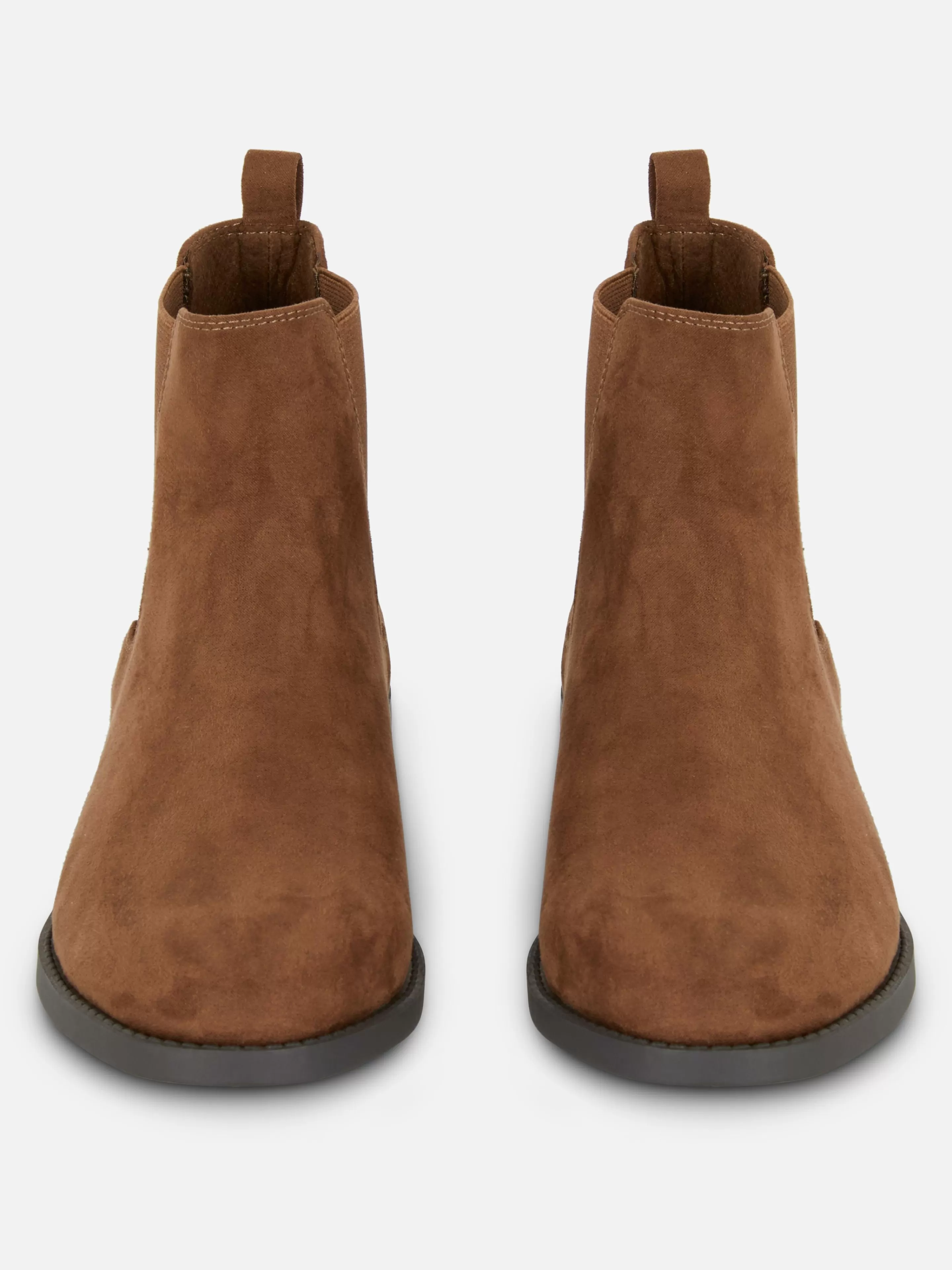 Botas*Primark Botas Chelsea Imitação Camurça Cinzento-acastanhado