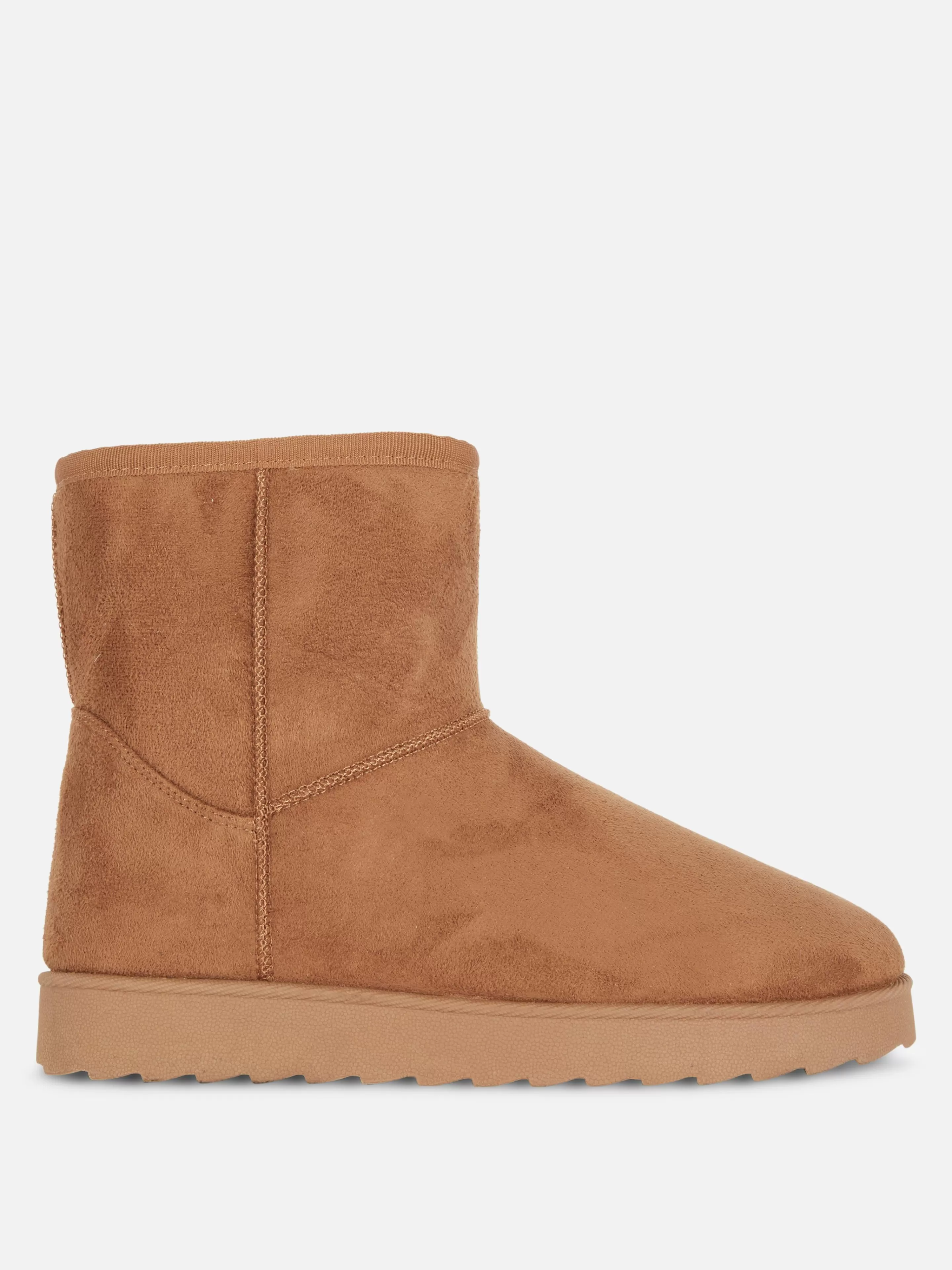 Botas*Primark Botins Imitação Camurça Castanho claro