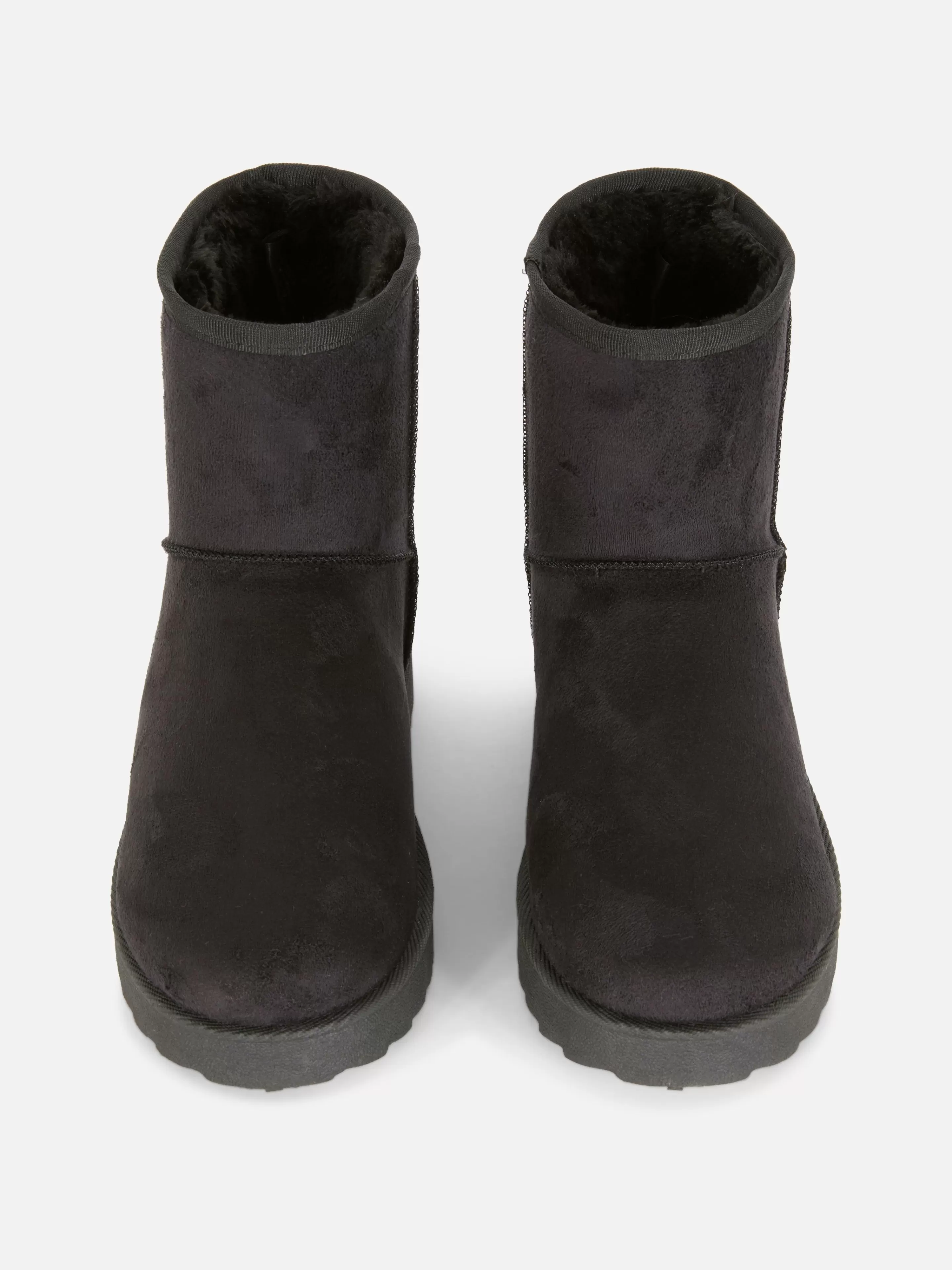 Botas*Primark Botins Imitação Camurça Preto