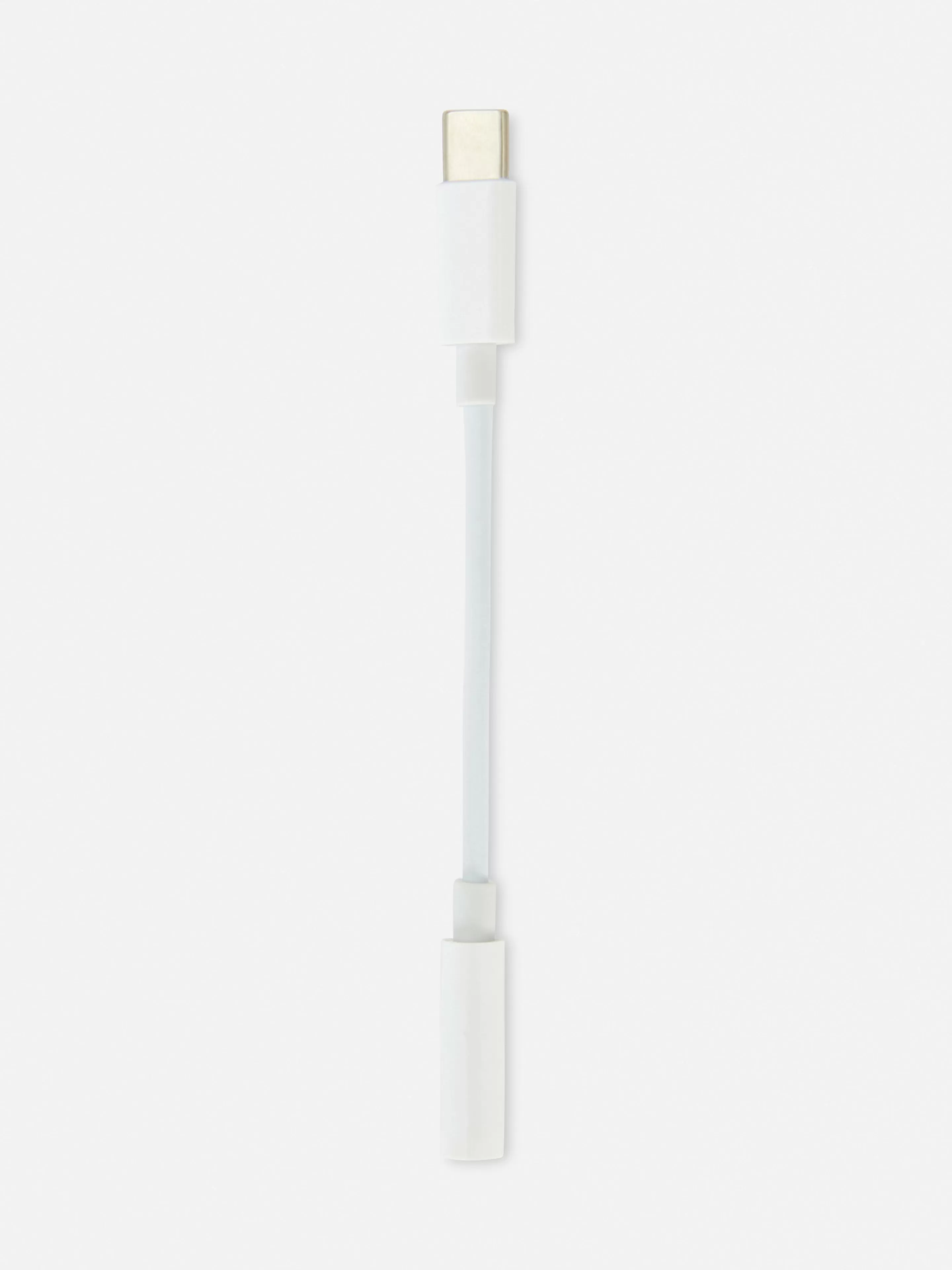 Carregadores*Primark Cabo Adaptador USB-C Tomada áudio Branco