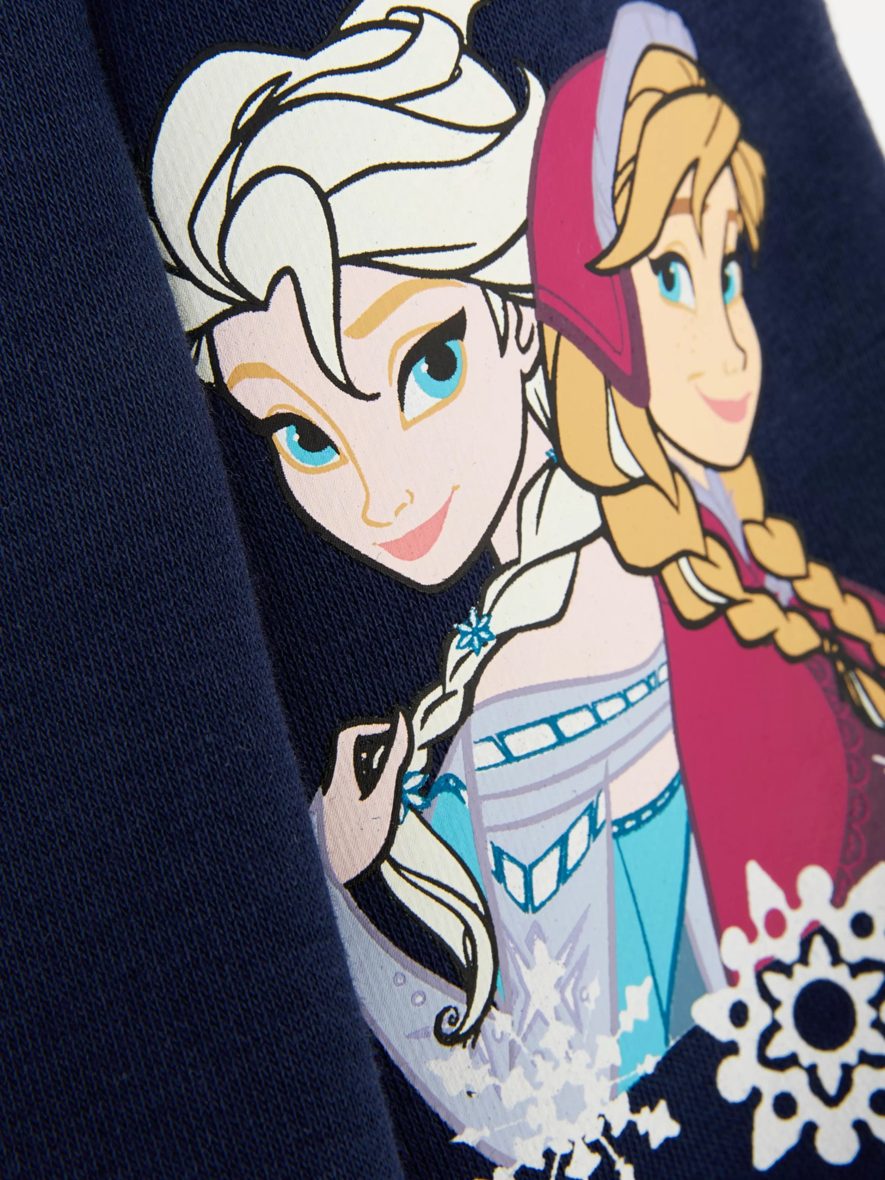 Calças De Treino*Primark Calças De Treino Com Cordão Coordenadas Disney Frozen Azul-marinho