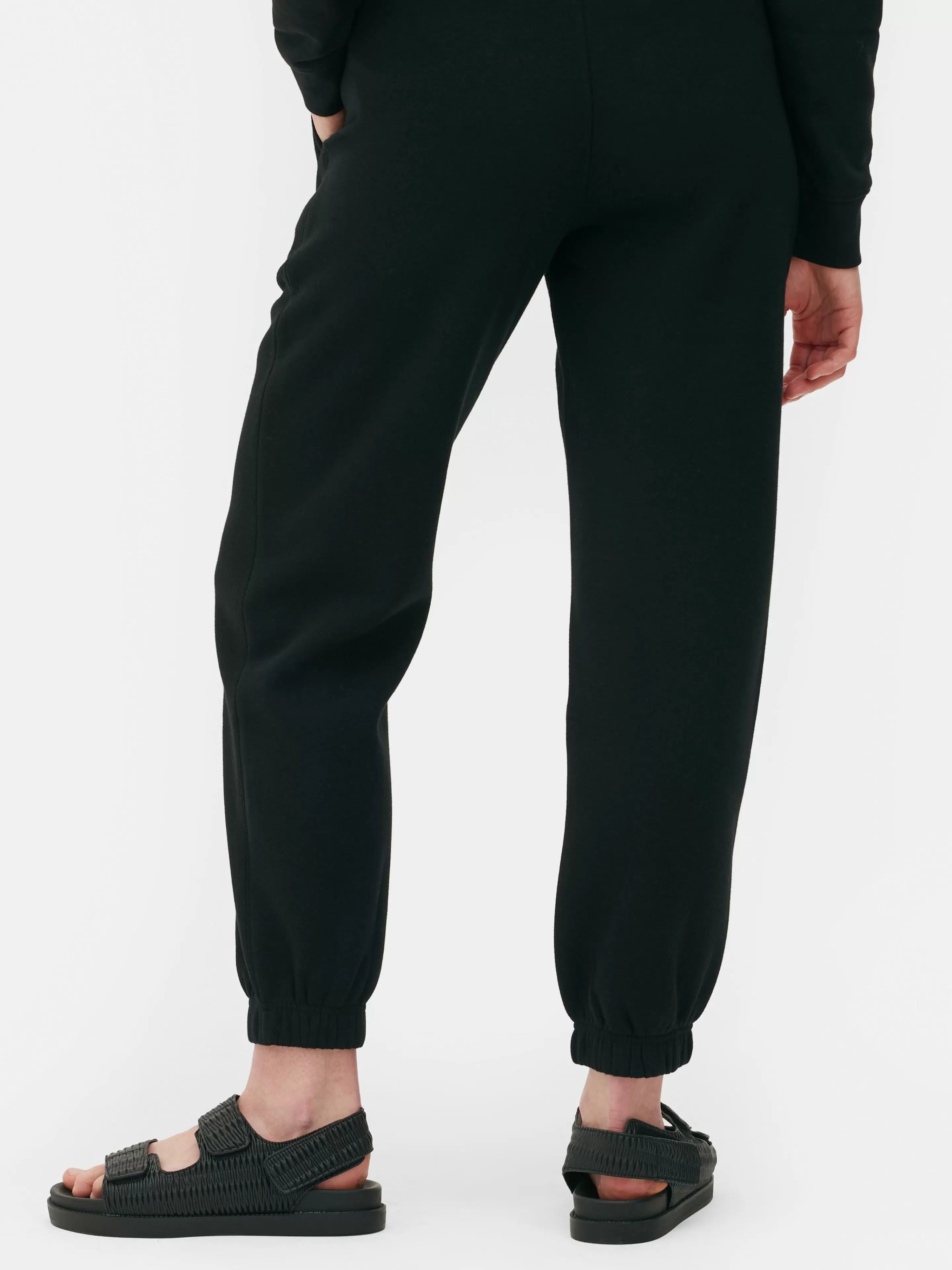 Calças De Treino*Primark Calças De Treino Corte Regular Cordão Preto