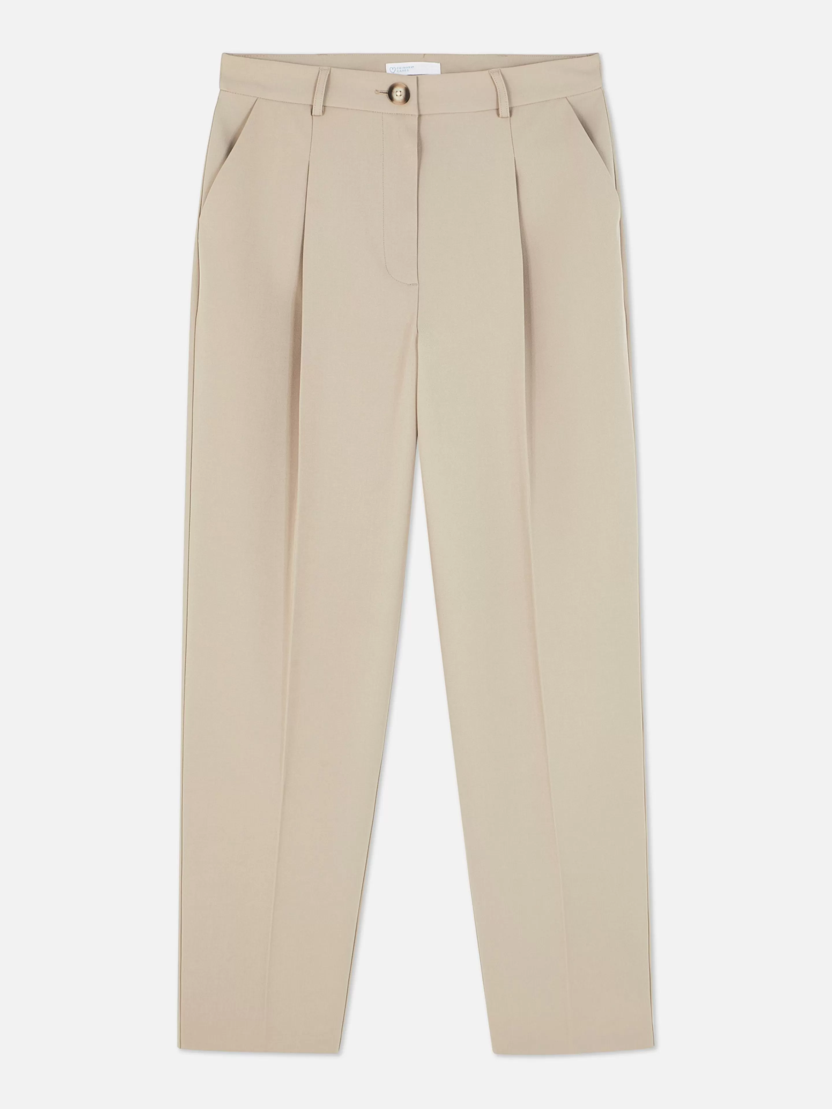 Calças E Leggings*Primark Calças Medida Corte Perna Direita Conj. Coordenado Pedra