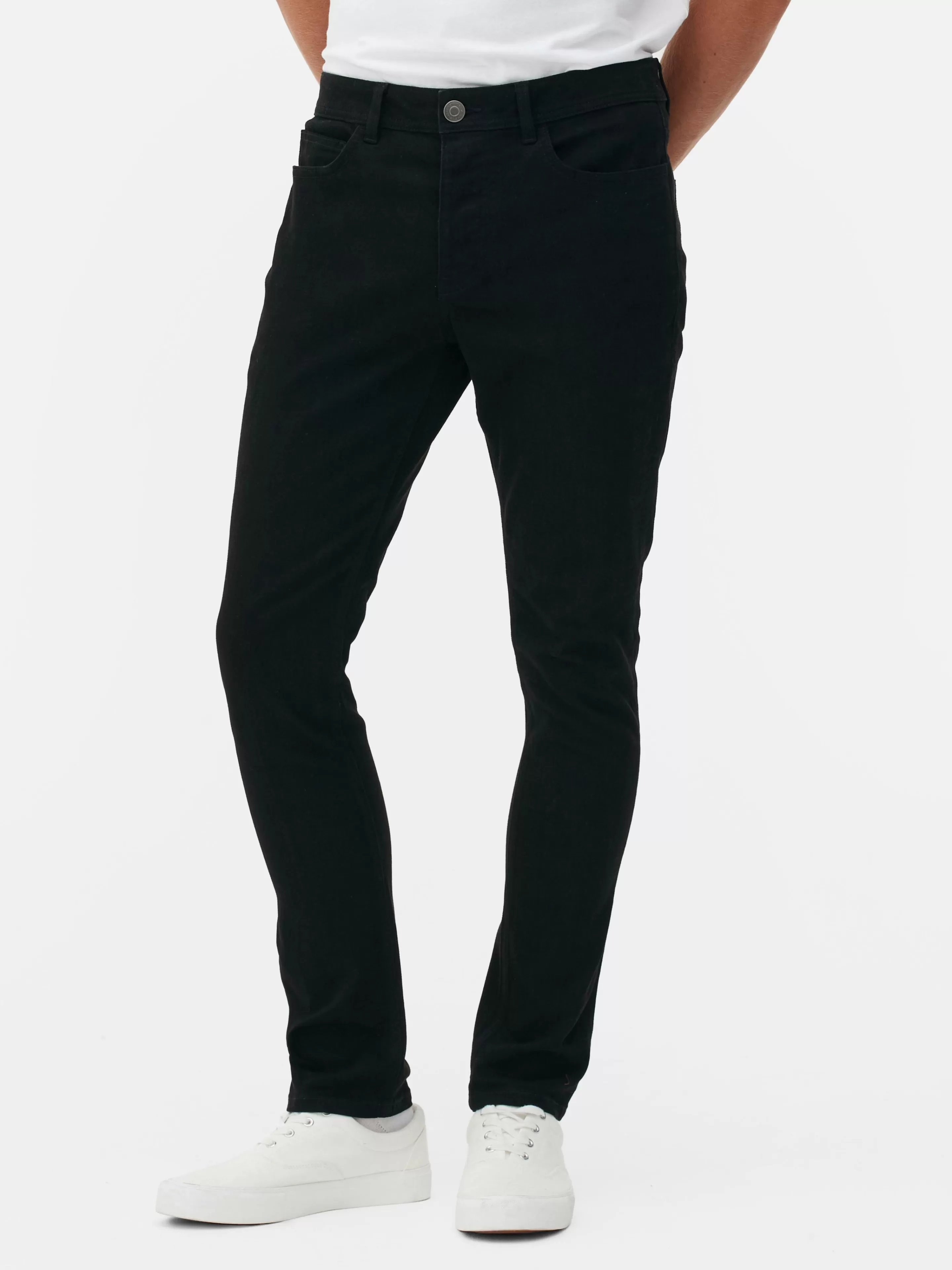 Calças De Ganga*Primark Calças Sarja Skinny Preto