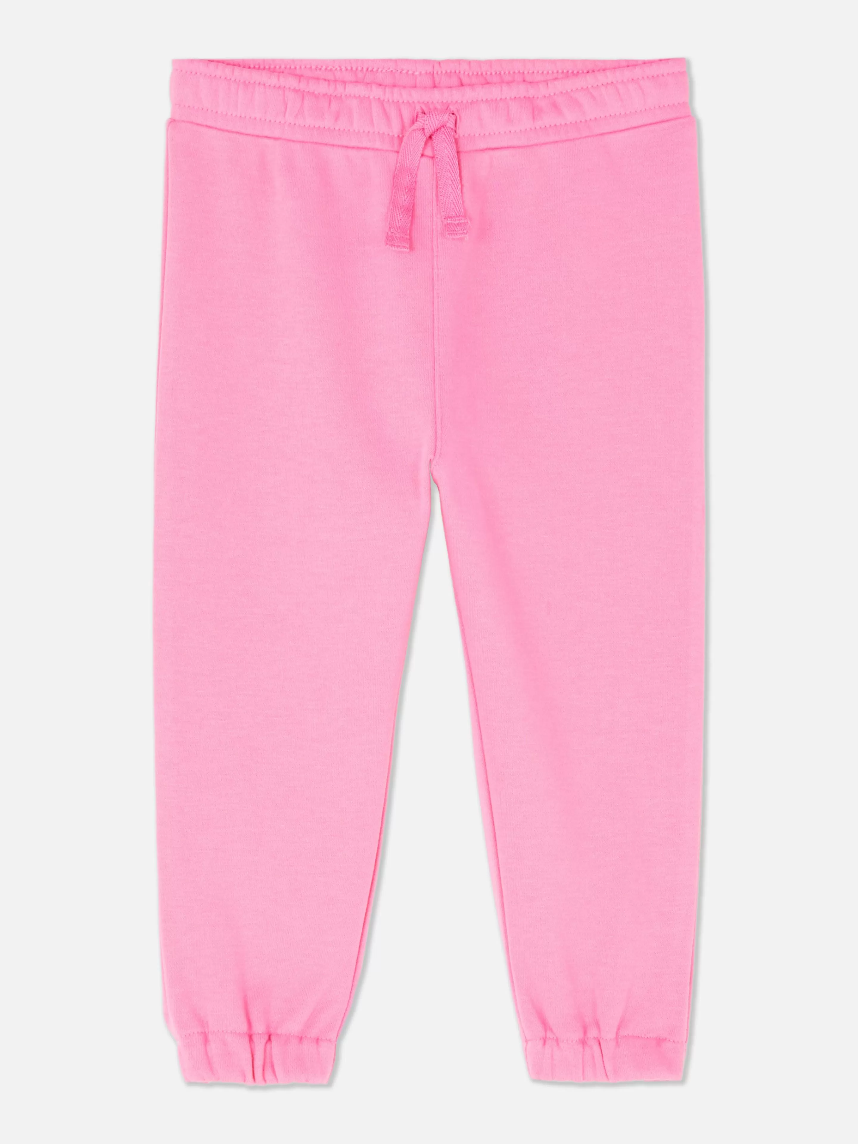 Calças E Leggings*Primark Calças Treino Conjunto Coordenado Punhos Cordão Rosa-choque