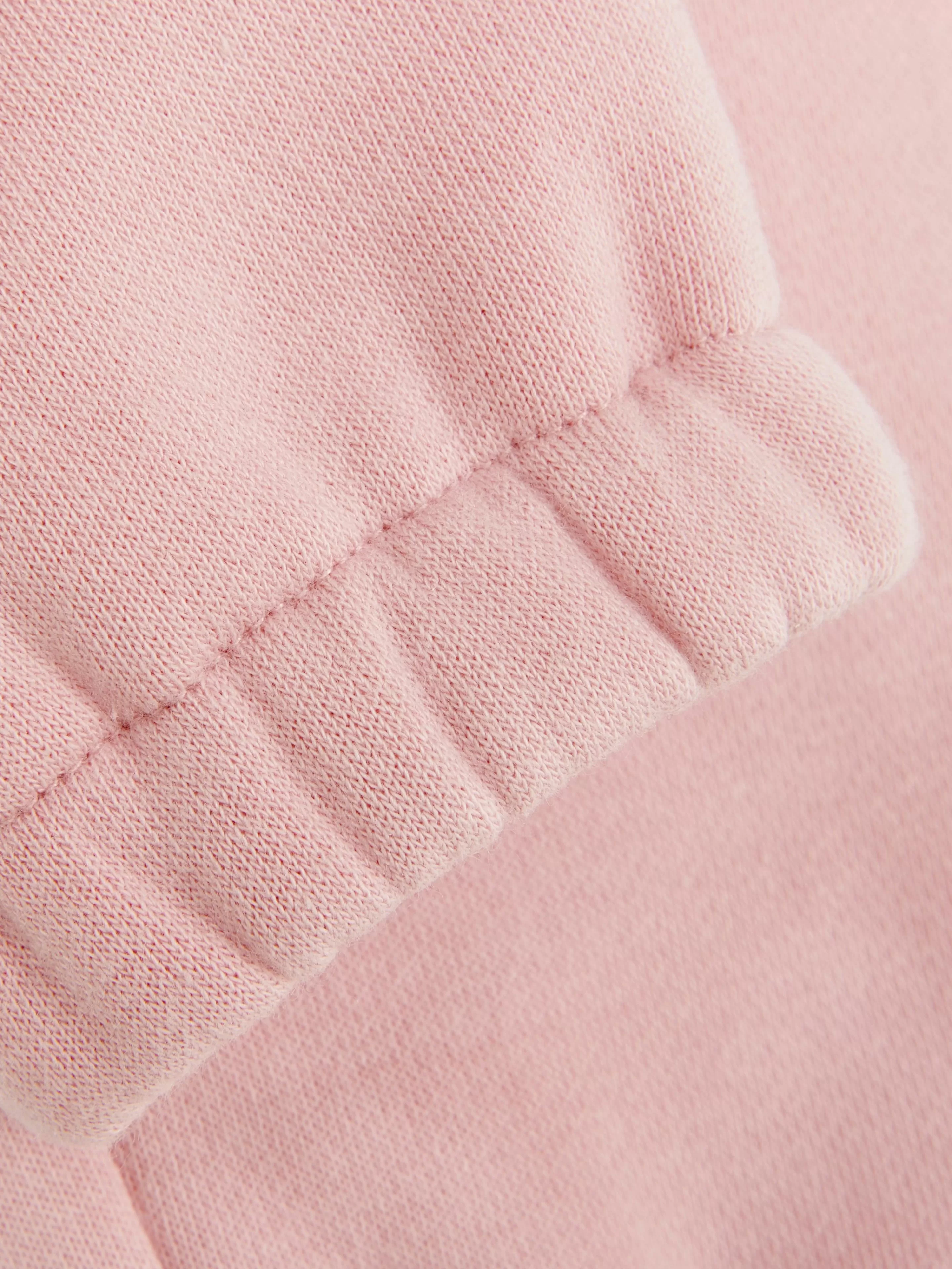 Calças E Leggings*Primark Calças Treino Conjunto Coordenado Punhos Cordão Cor-de-rosa