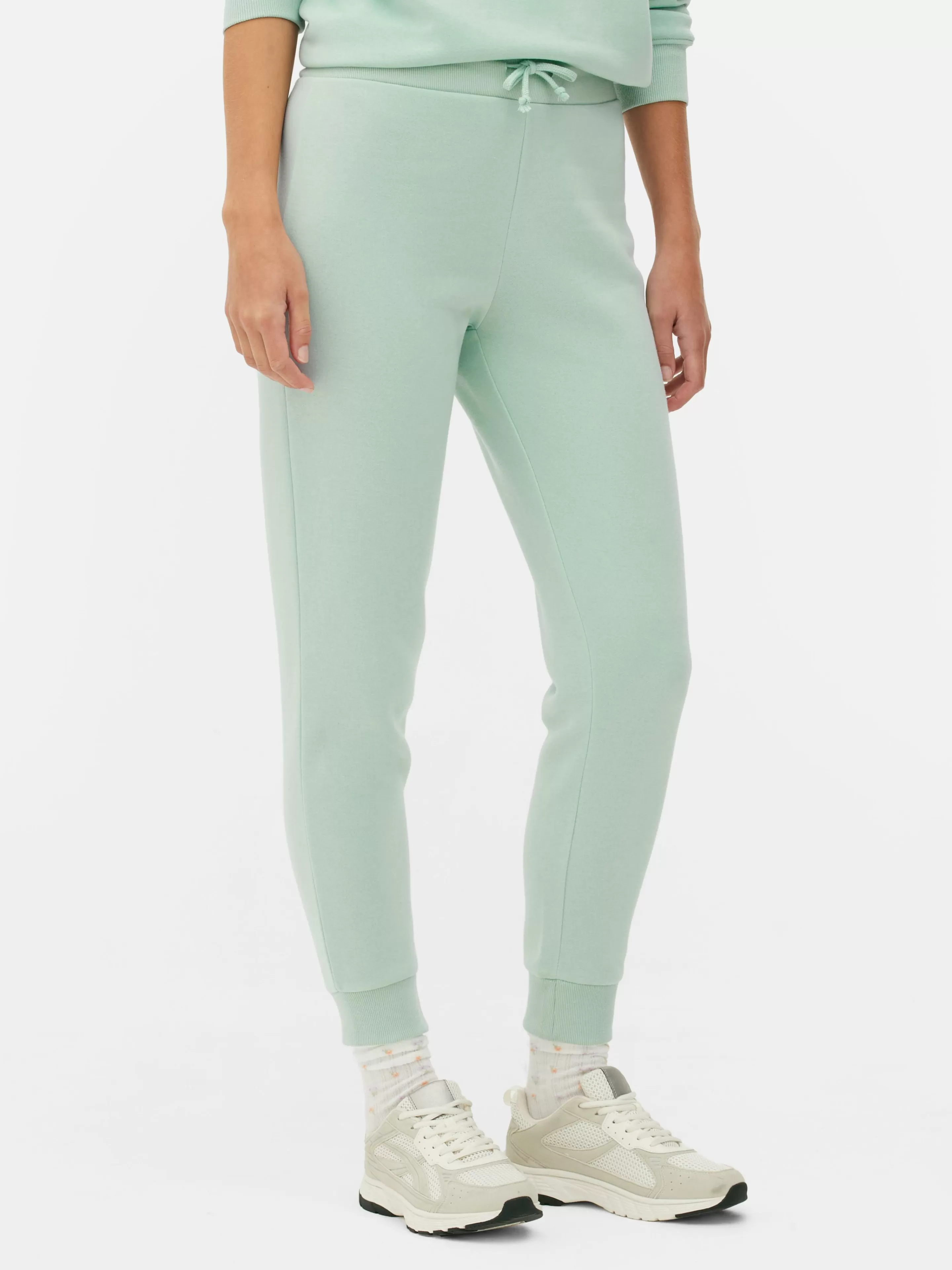 Calças De Treino*Primark Calças Treino Skinny Verde-menta