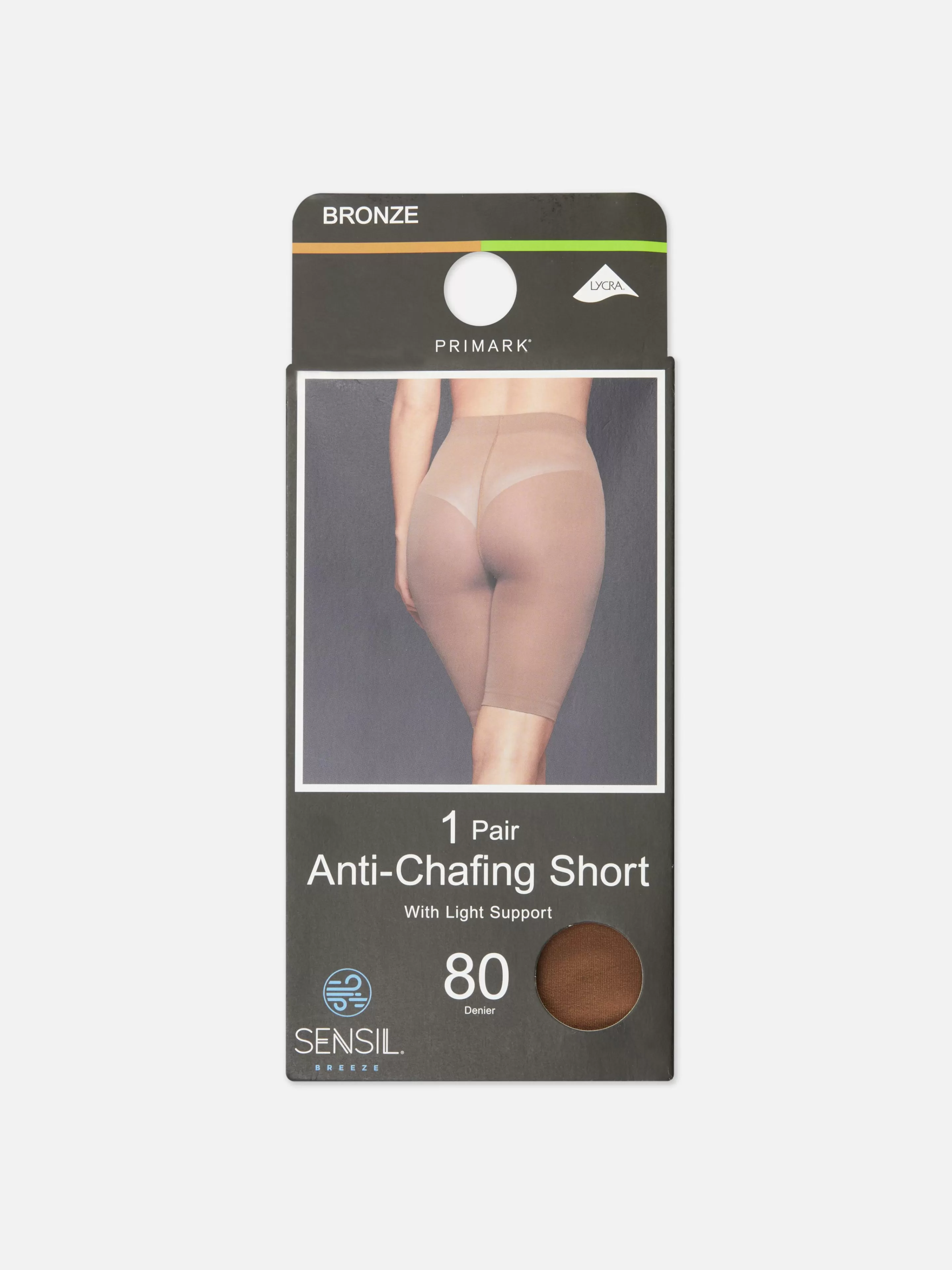 Collants*Primark Calções Antifricção 80 Denier Bronze