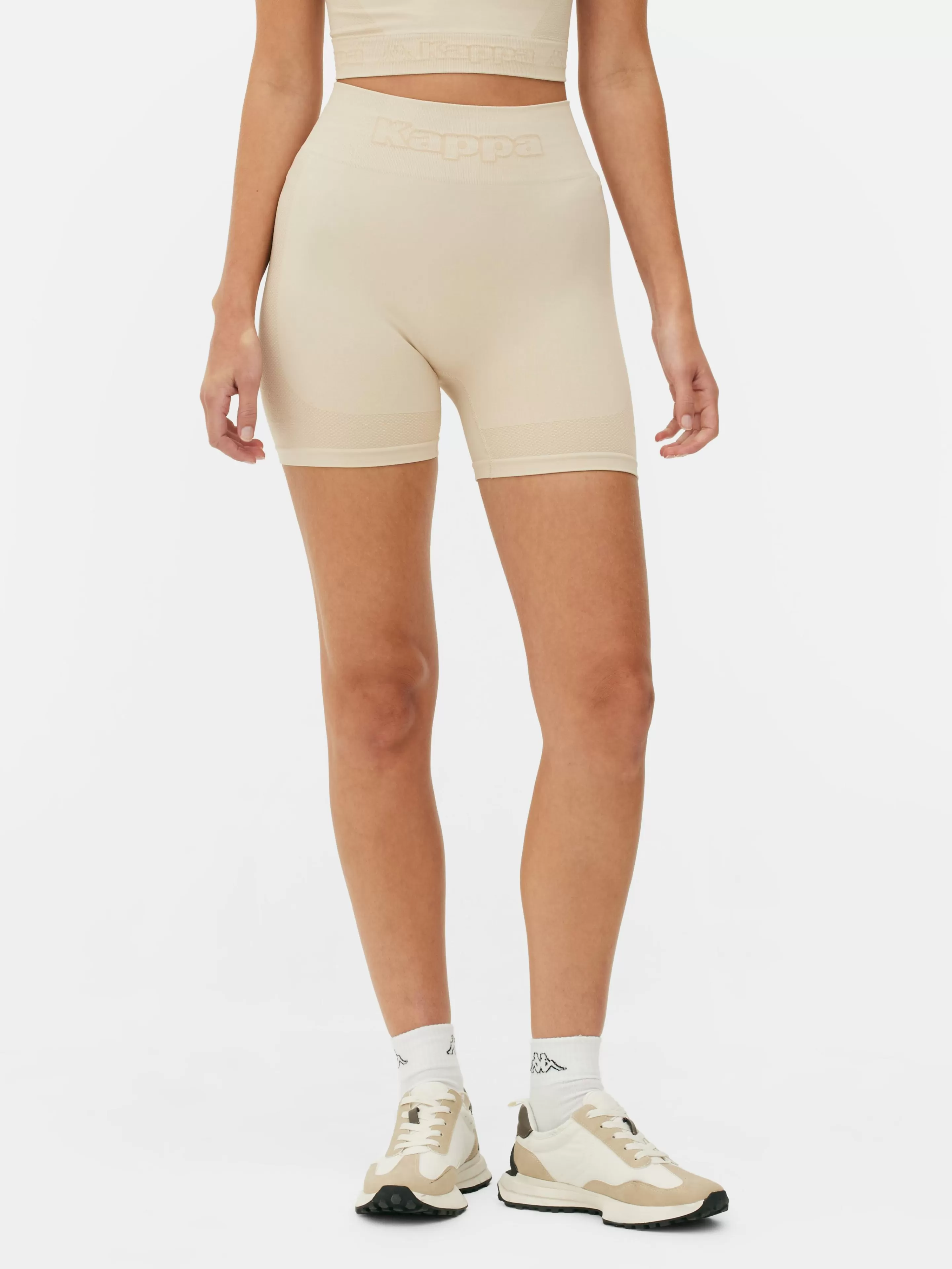 Roupas De Ginásio E De Desporto*Primark Calções Ioga S/ Costuras Conj Coord Kappa X Cru