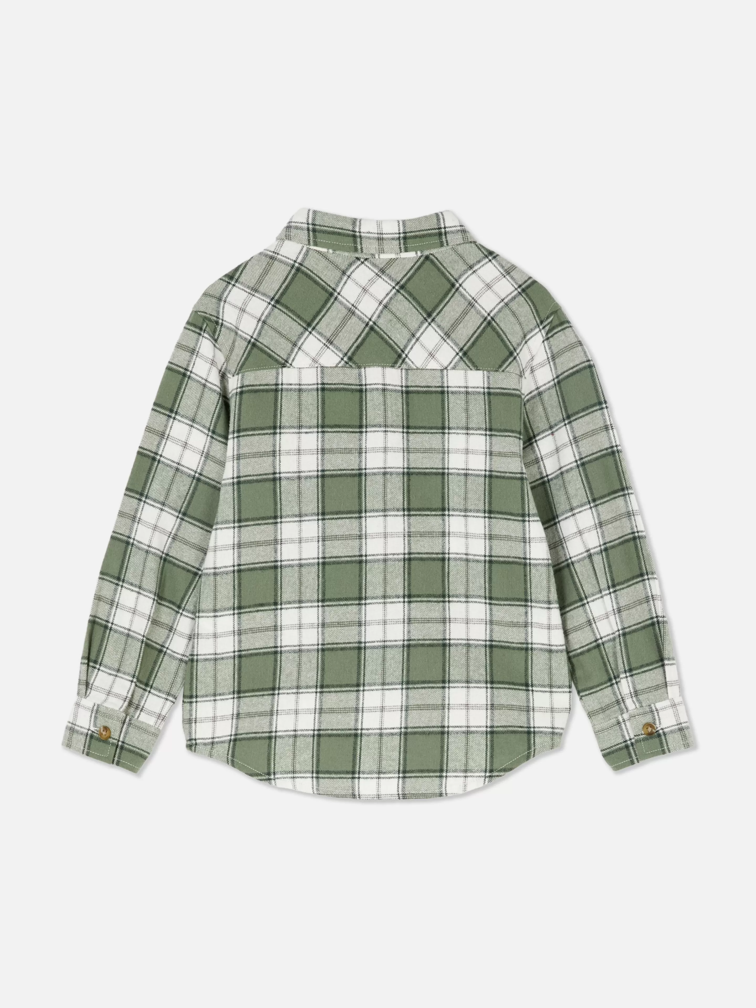 Camisas*Primark Camisa Botões Xadrez Verde