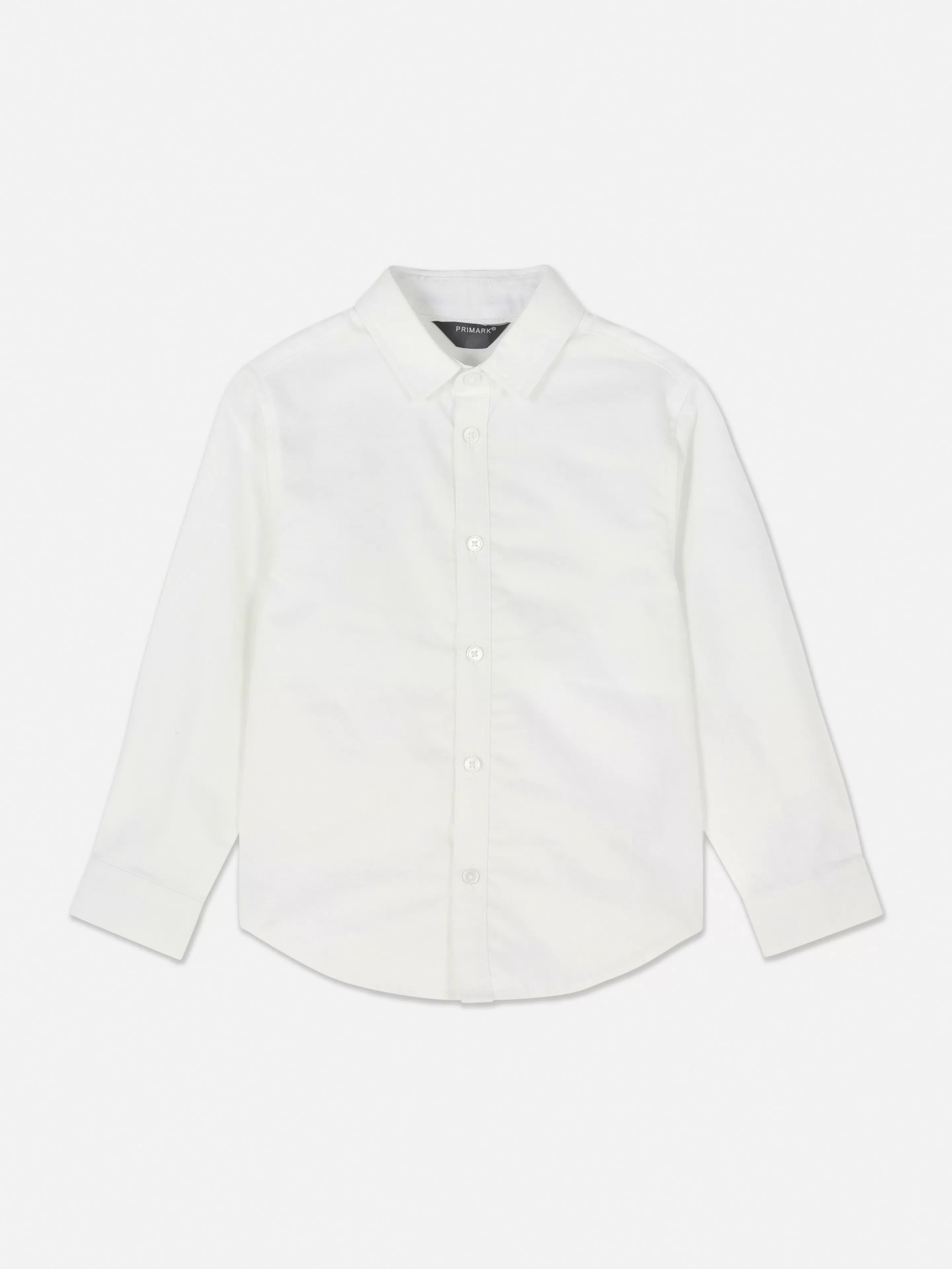 Camisas*Primark Camisa Manga Comprida Oxford Menino Branco