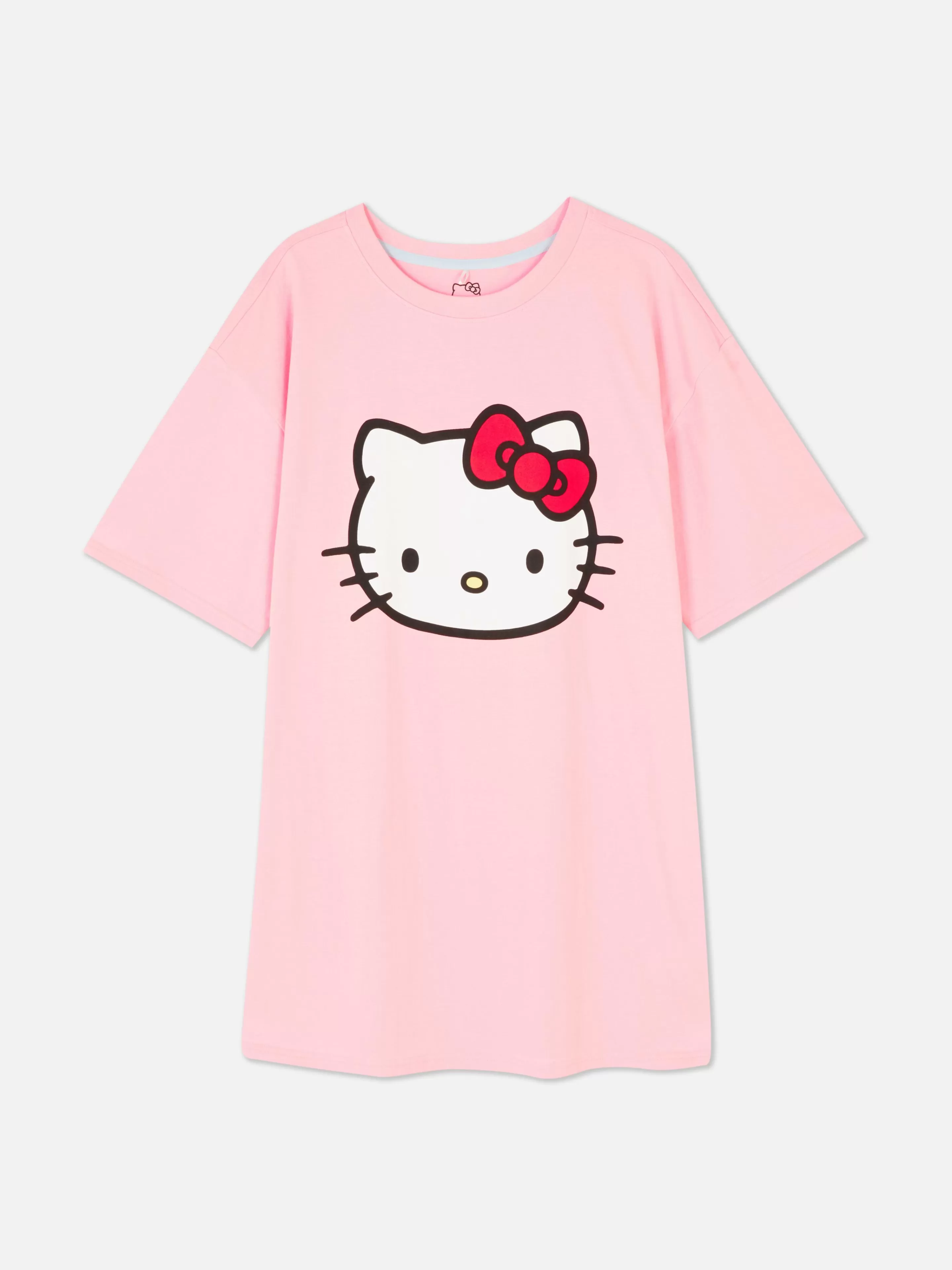 Camisas De Noite E Camisas De Dormir*Primark Camisa Noite Corte Grande Hello Kitty Cor-de-rosa