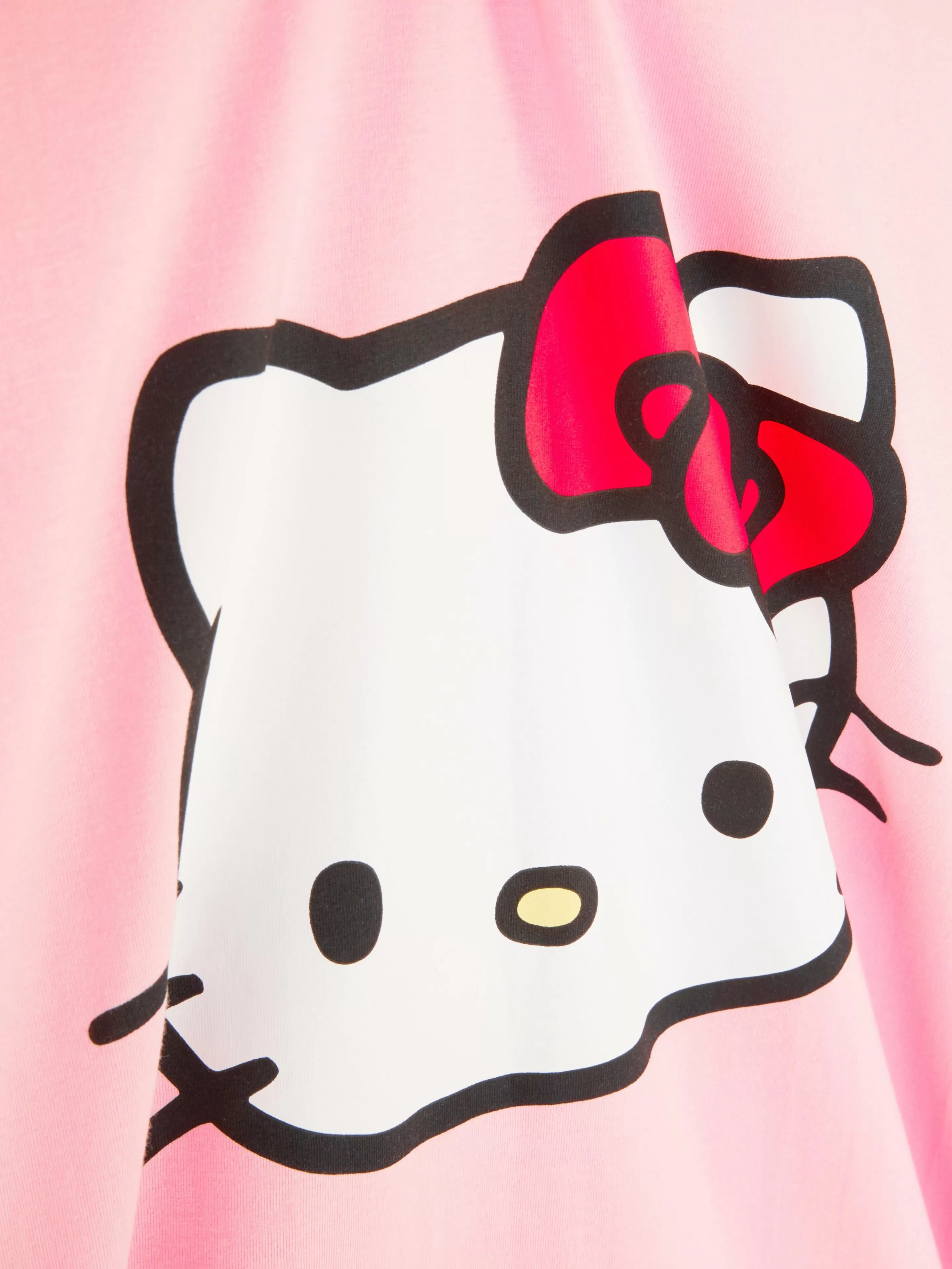 Camisas De Noite E Camisas De Dormir*Primark Camisa Noite Corte Grande Hello Kitty Cor-de-rosa