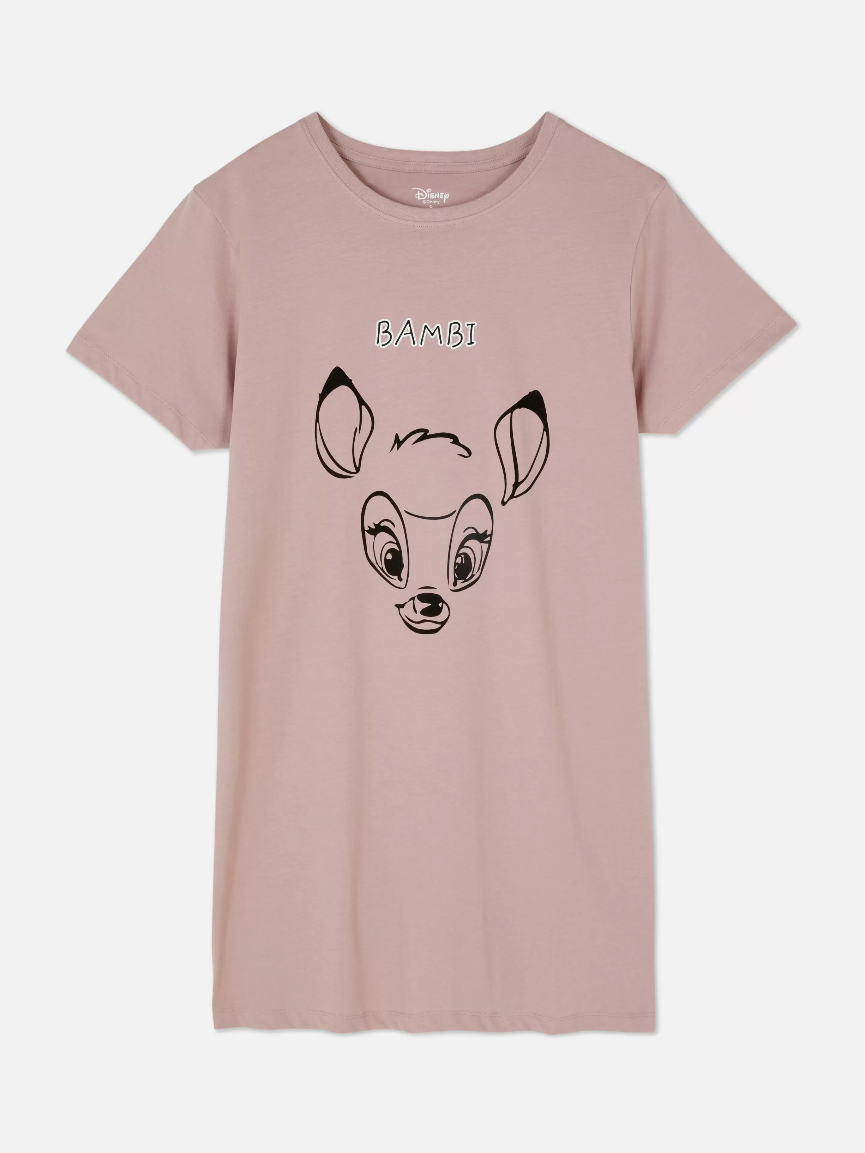 Camisas De Noite E Camisas De Dormir*Primark Camisa Noite Estampado Disney Bambi Café