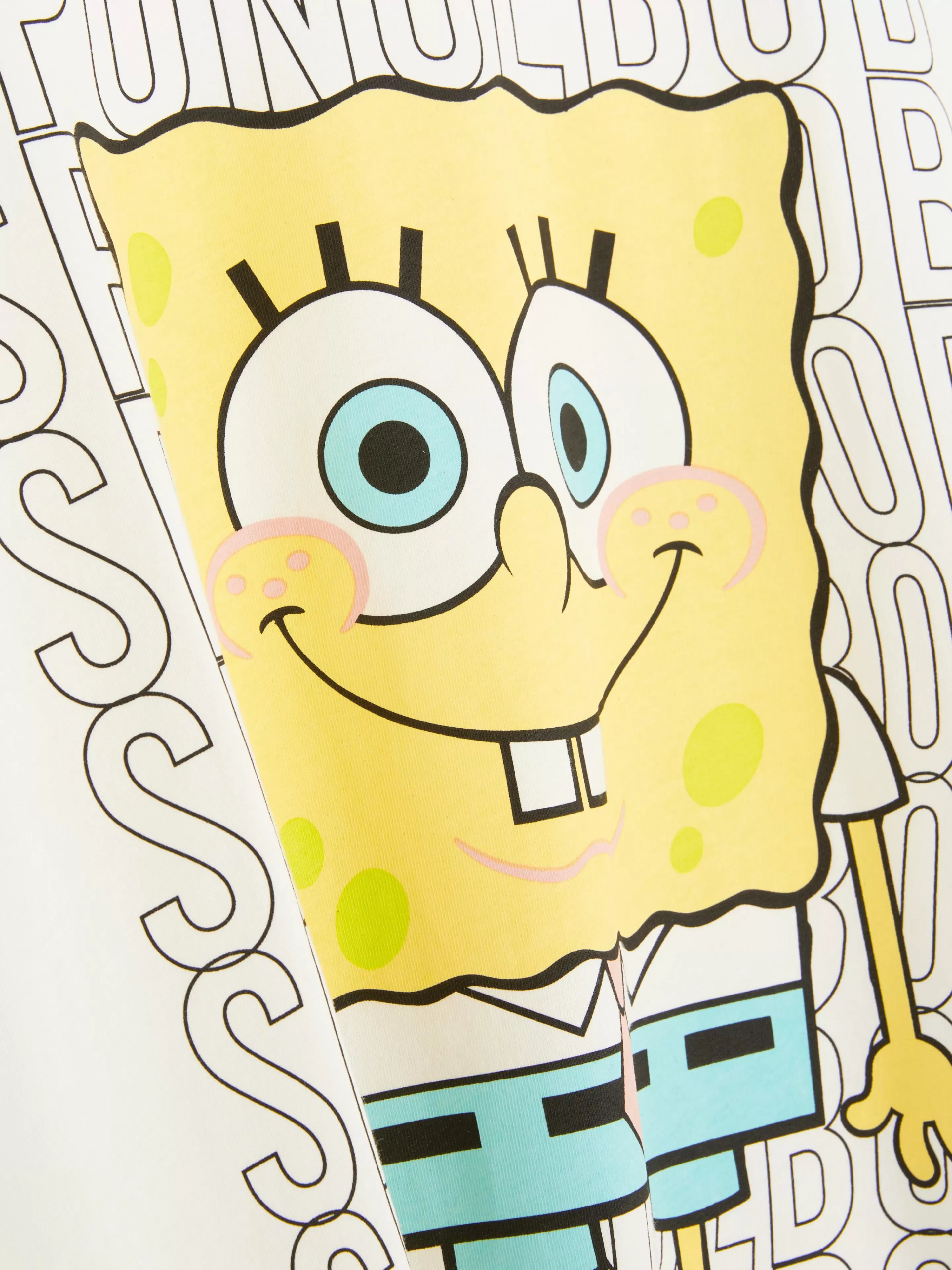 Camisas De Noite E Camisas De Dormir*Primark Camisa Noite Gráfica SpongeBob SquarePants Marfim