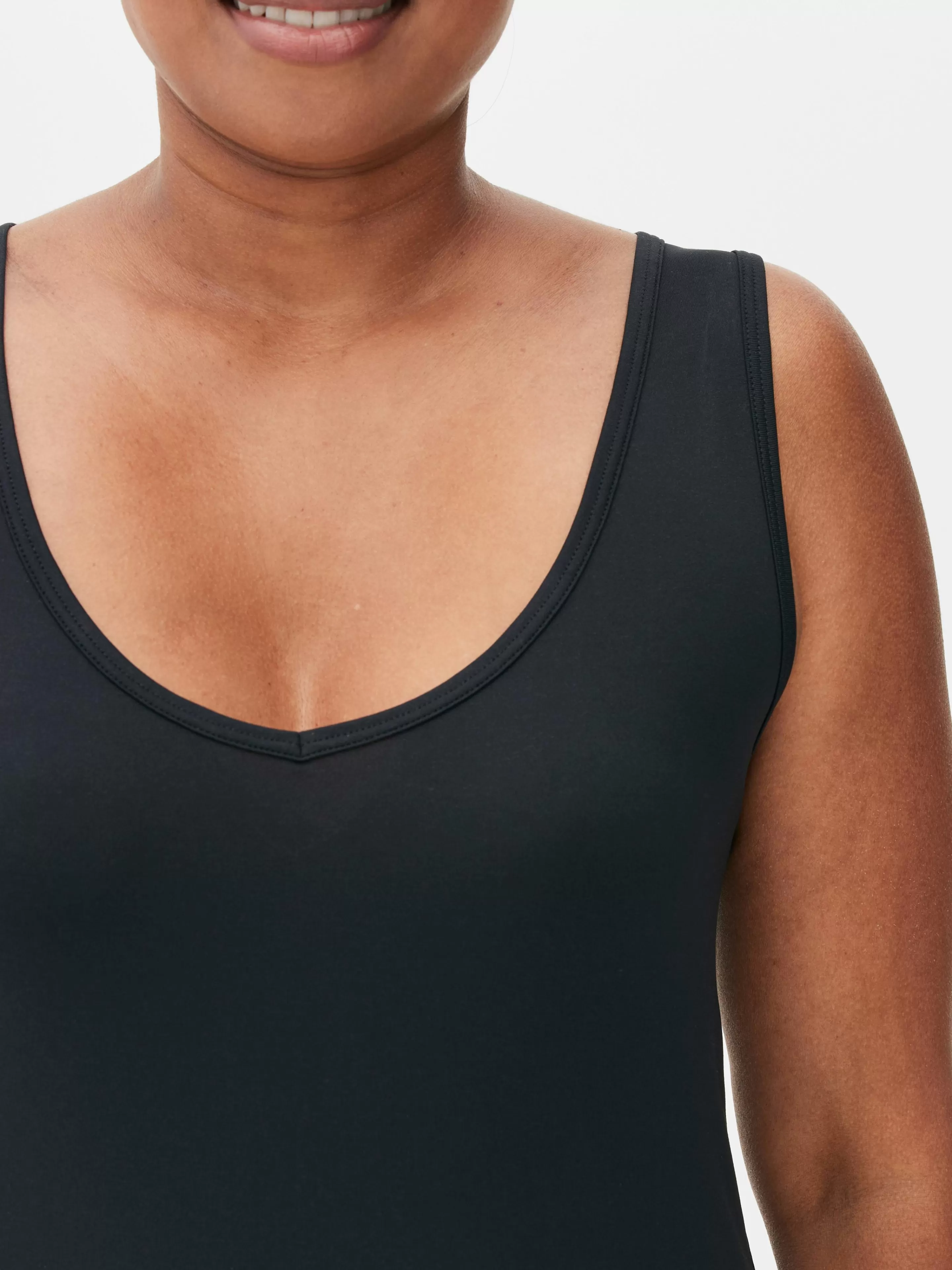 Camisas De Noite E Camisas De Dormir*Primark Camisa Noite S/ Mangas Menopausa Preto