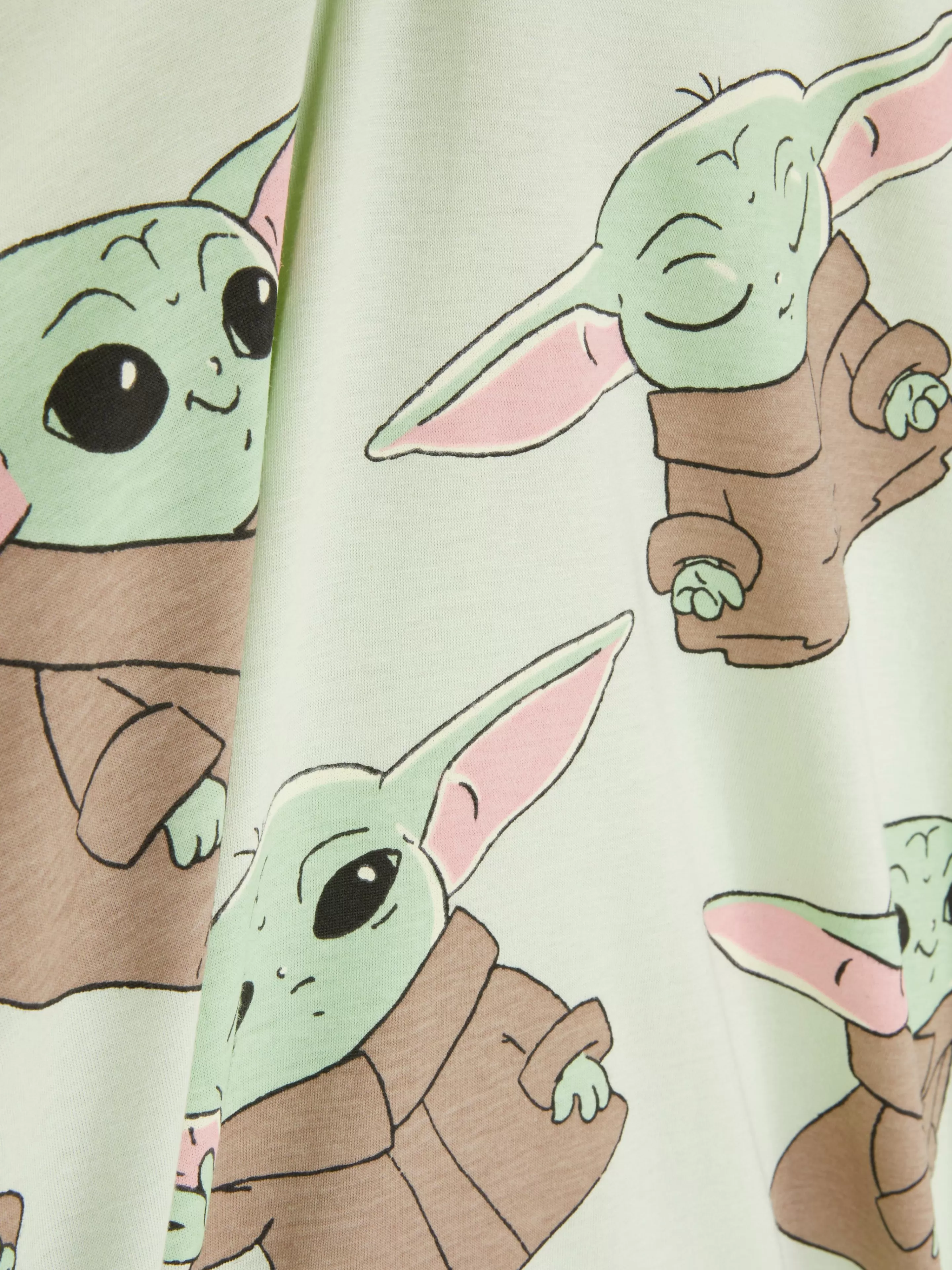 Camisas De Noite E Camisas De Dormir*Primark Camisa Noite Star Wars Baby Yoda Verde