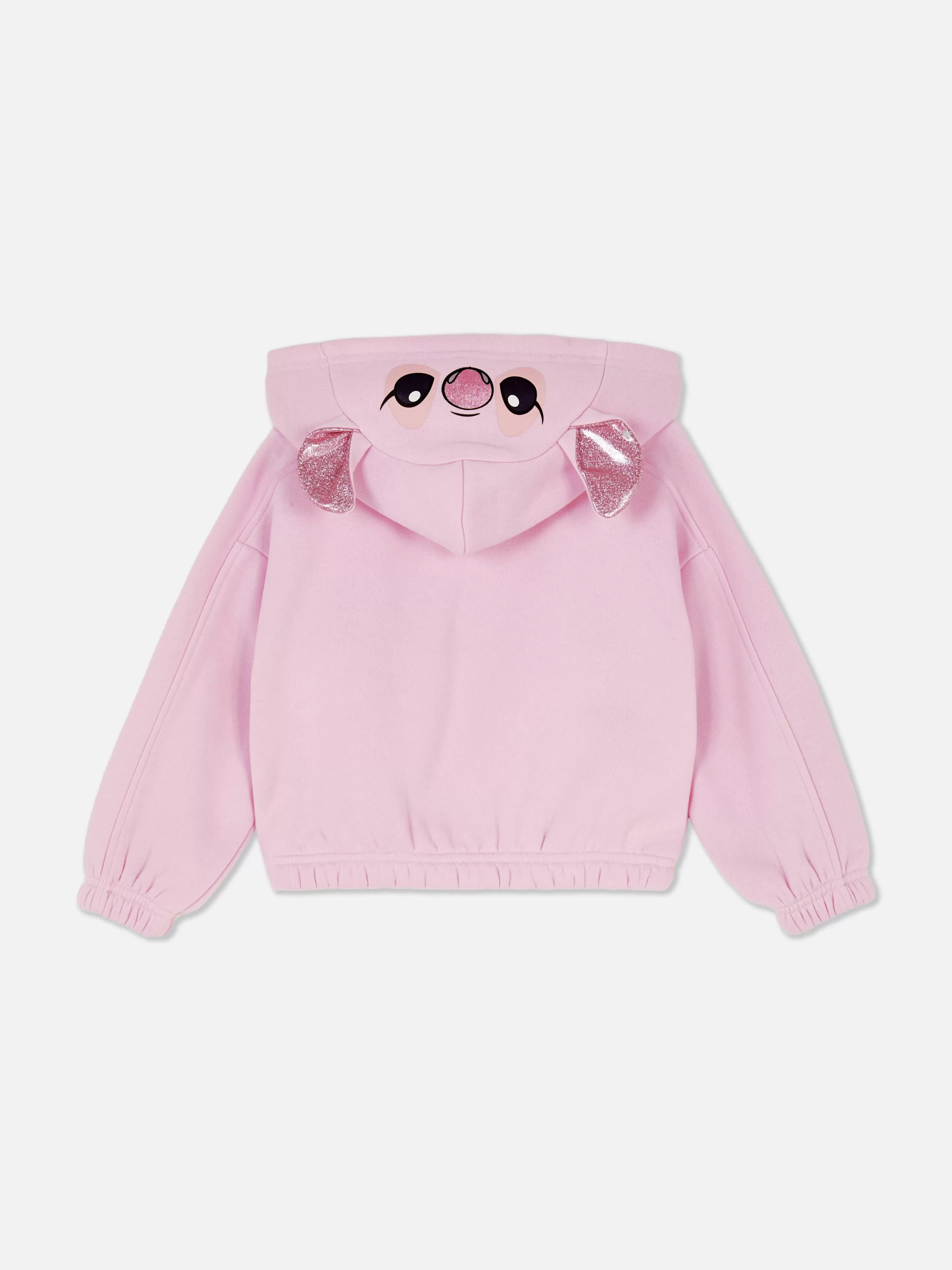 Camisolas Com E Sem Capuz*Primark Camisola Capuz Curta Disney Angel Cor-de-rosa