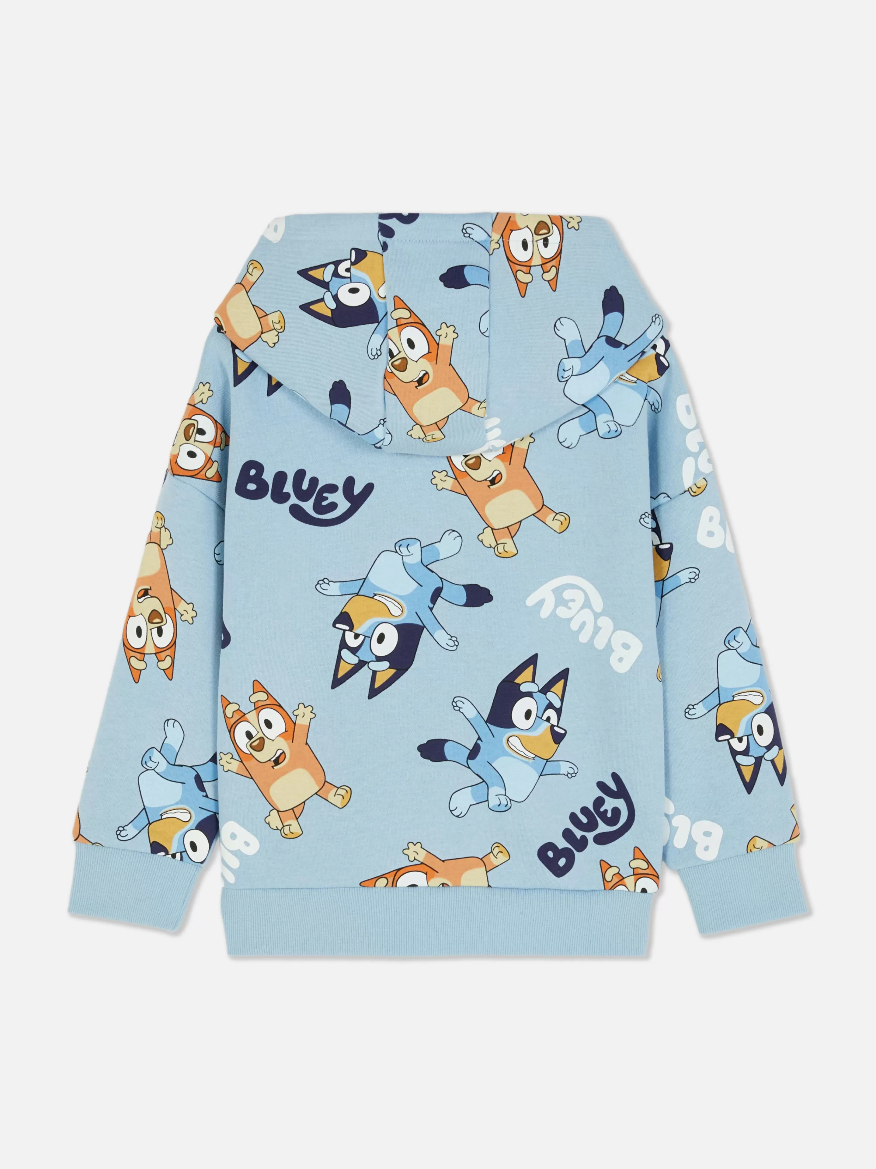 Camisolas Com E Sem Capuz*Primark Camisola Capuz Gráfica Bluey Azul