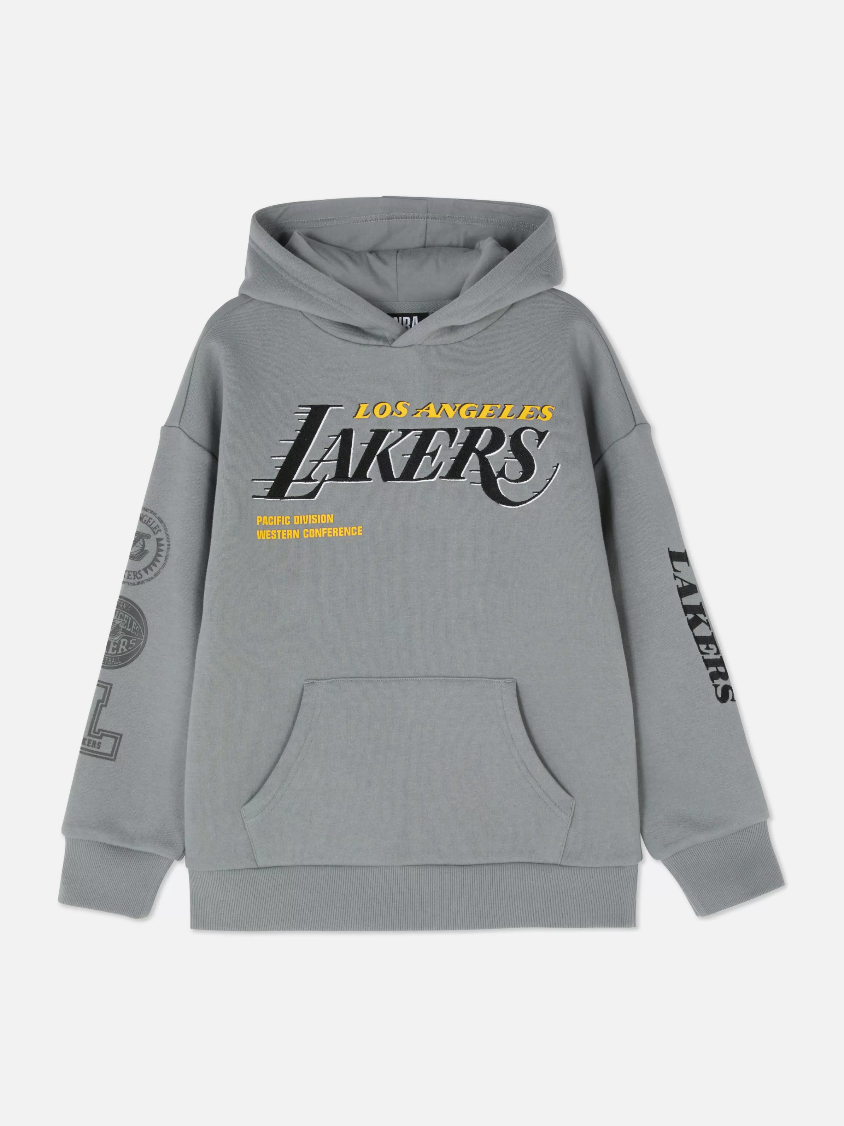 Camisolas Com E Sem Capuz*Primark Camisola Capuz NBA LA Lakers Cinzento-escuro