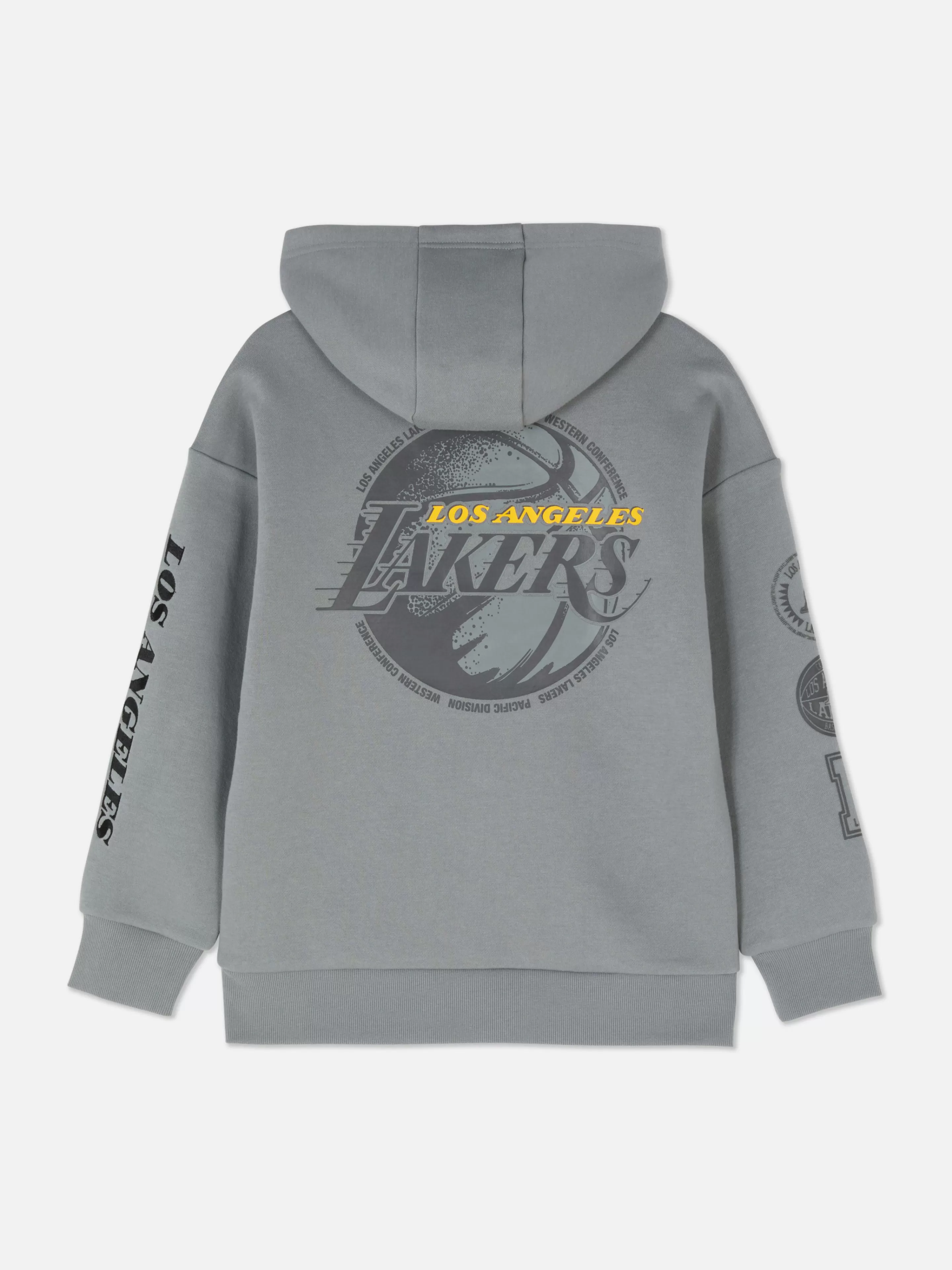 Camisolas Com E Sem Capuz*Primark Camisola Capuz NBA LA Lakers Cinzento-escuro