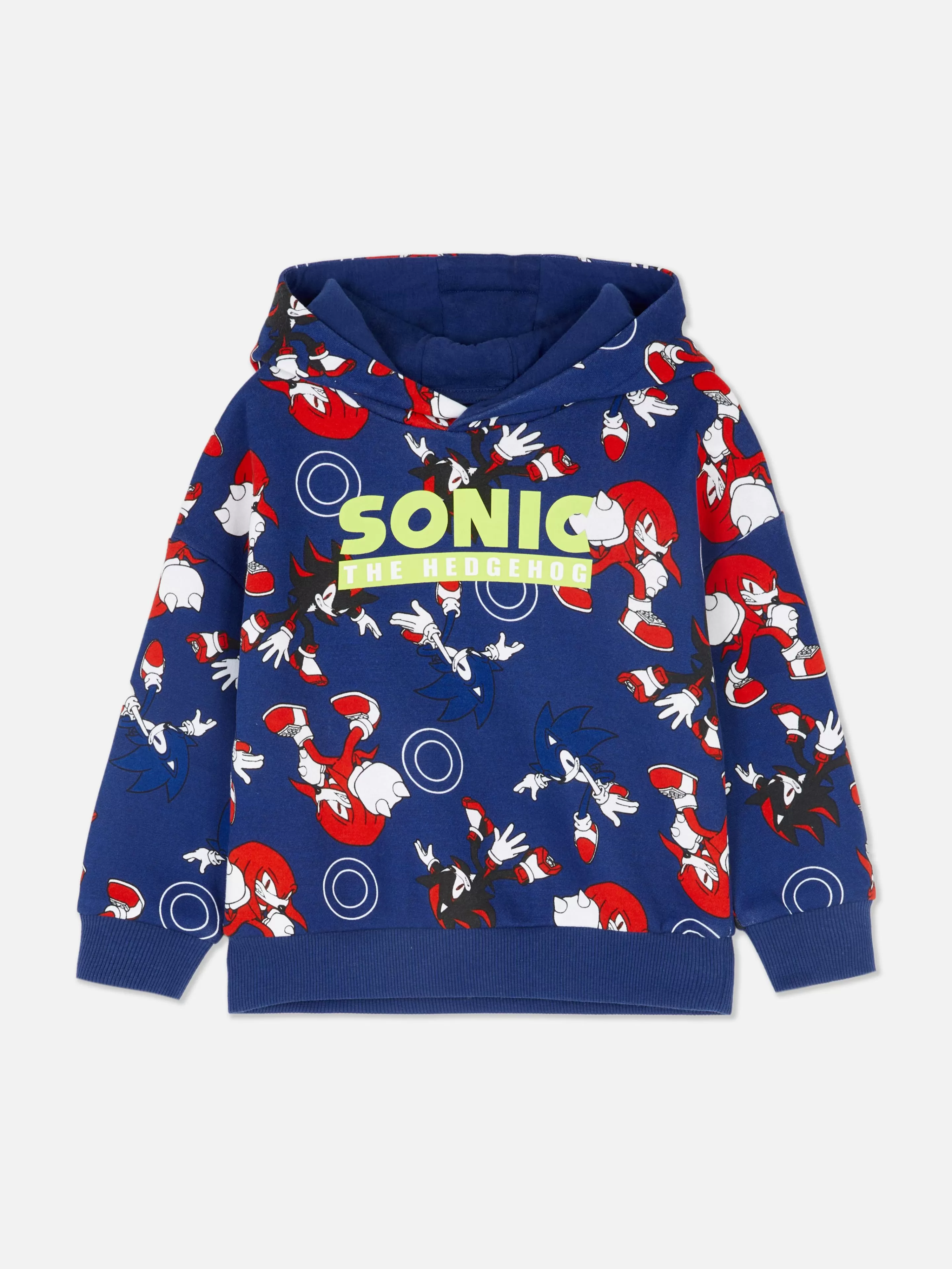 Camisolas Com E Sem Capuz*Primark Camisola Com Capuz Sonic The Hedgehog Azul