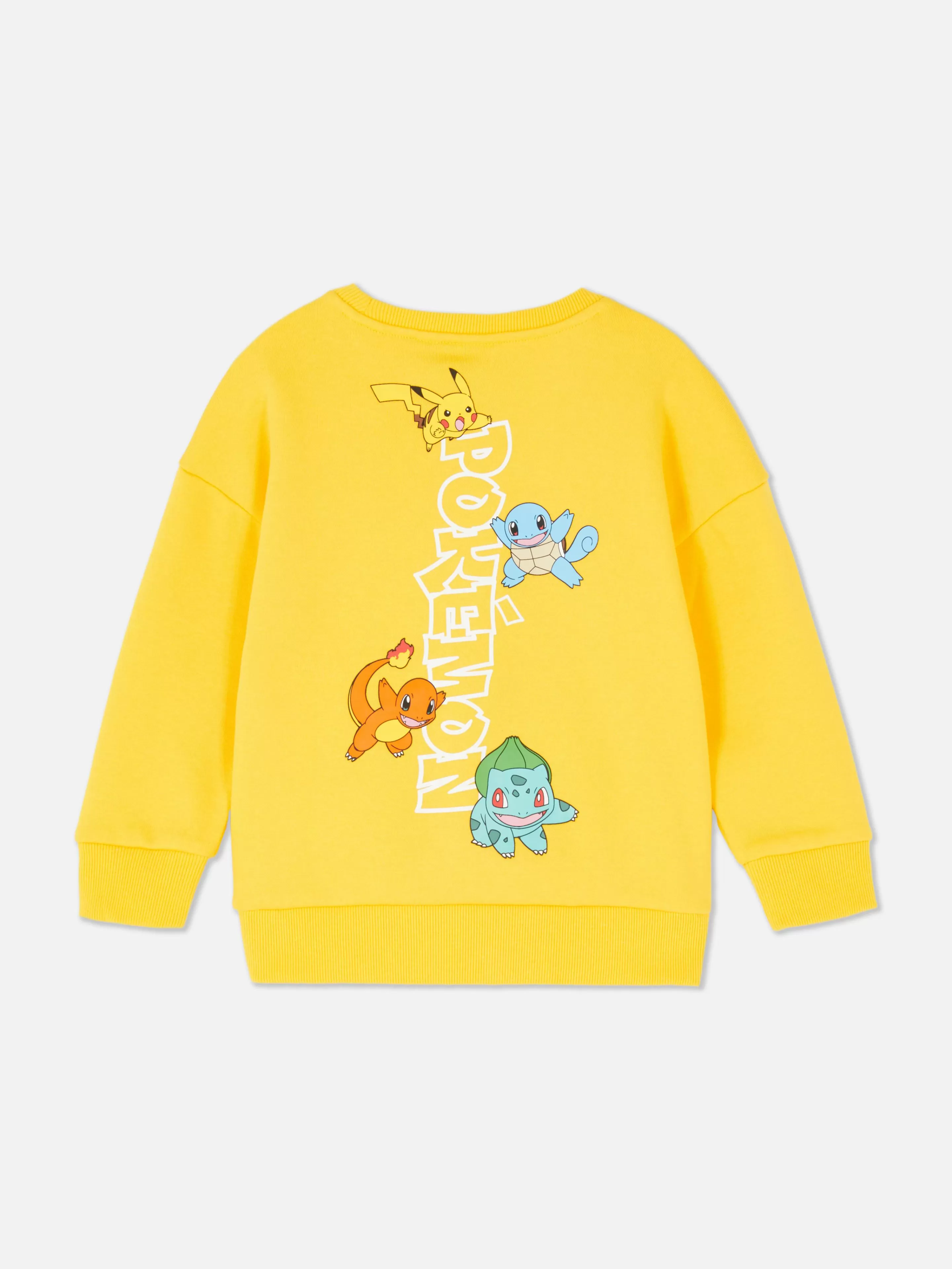 Camisolas Com E Sem Capuz*Primark Camisola Estampada Graffiti Pokémon Amarelo