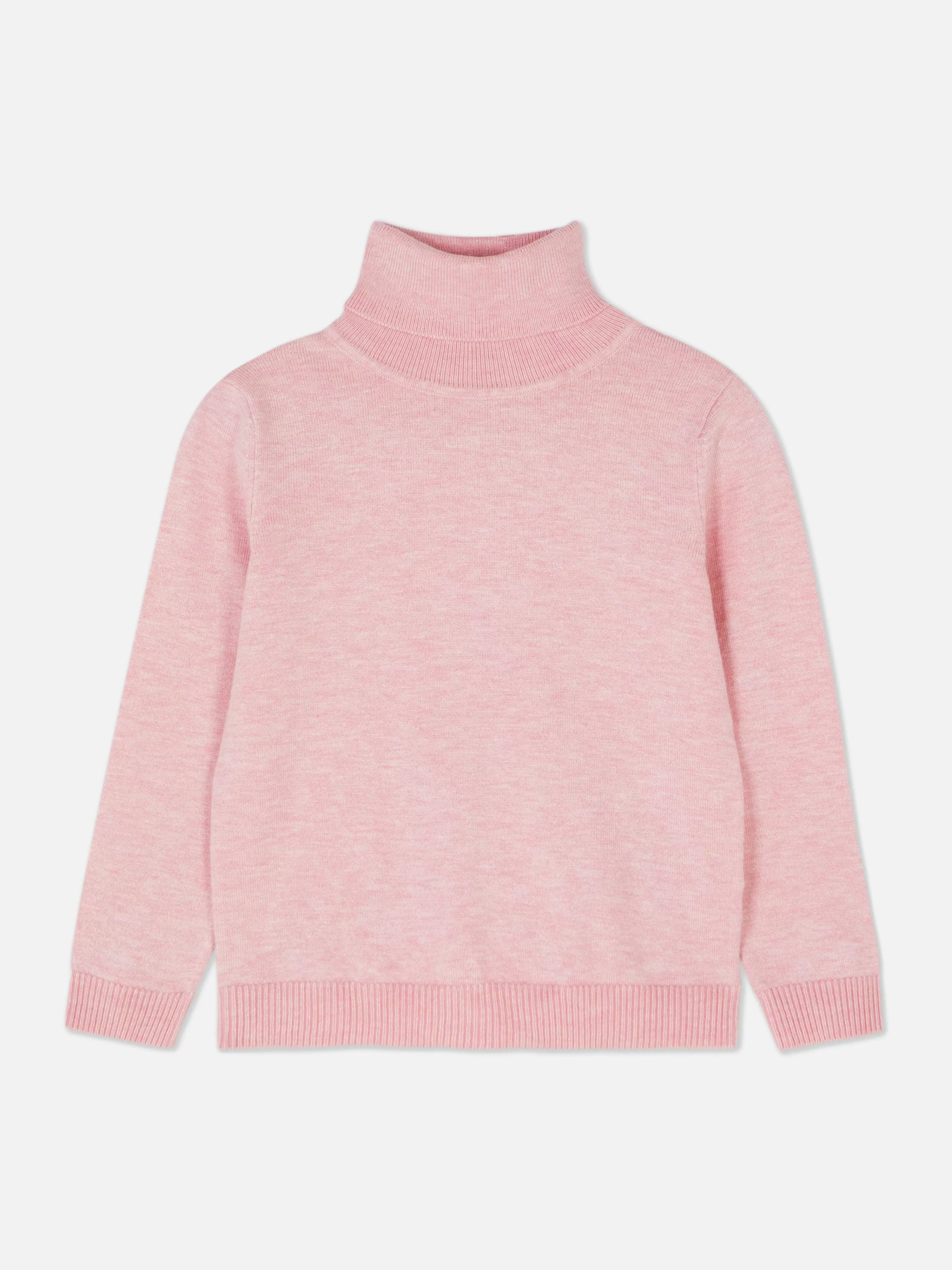 Camisolas E Casacos De Malha*Primark Camisola Gola Alta Rosa-claro