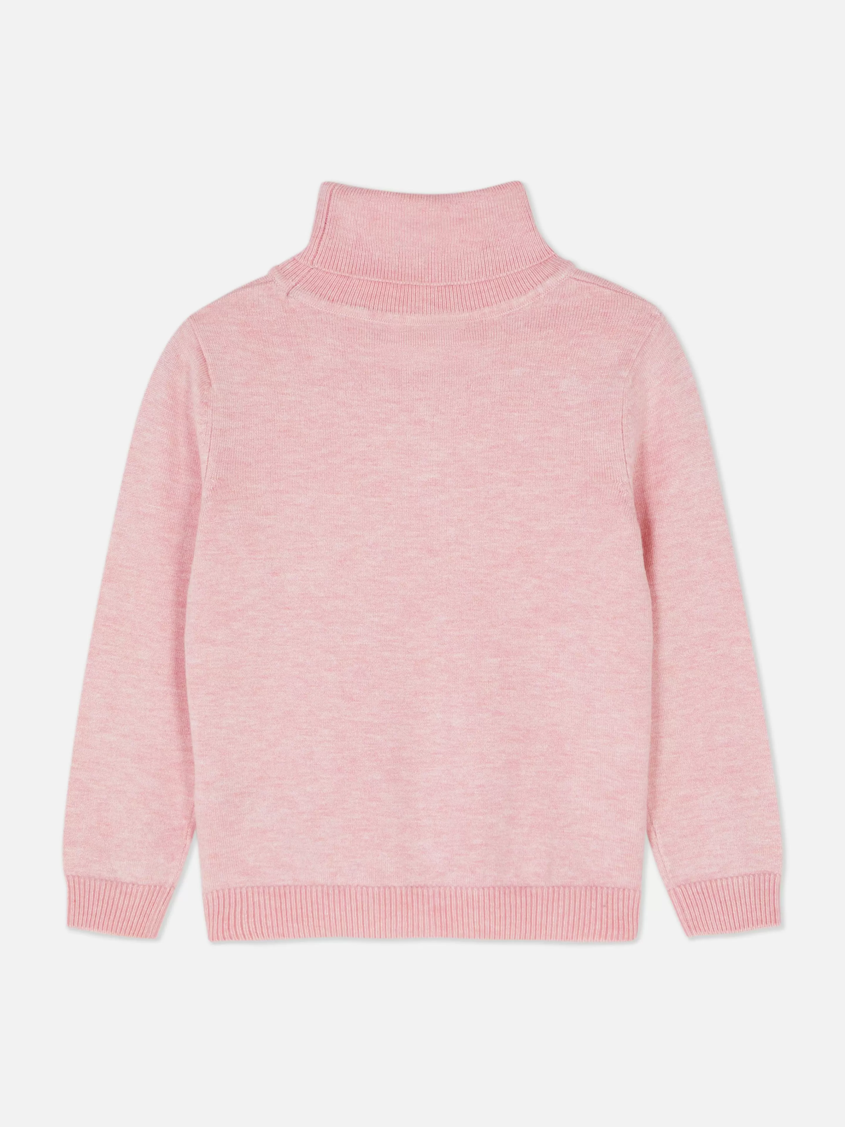 Camisolas E Casacos De Malha*Primark Camisola Gola Alta Rosa-claro