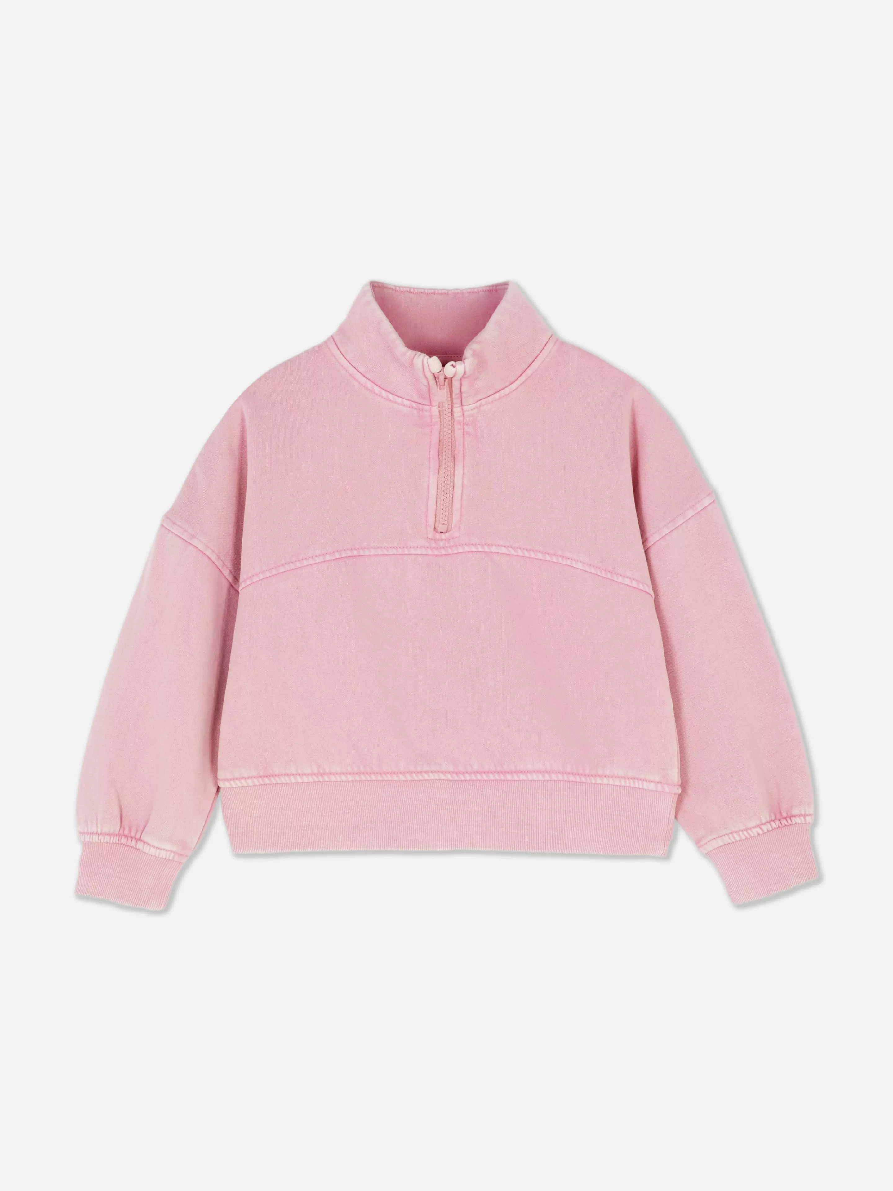 Camisolas Com E Sem Capuz*Primark Camisola Gola Funil Cor-de-rosa