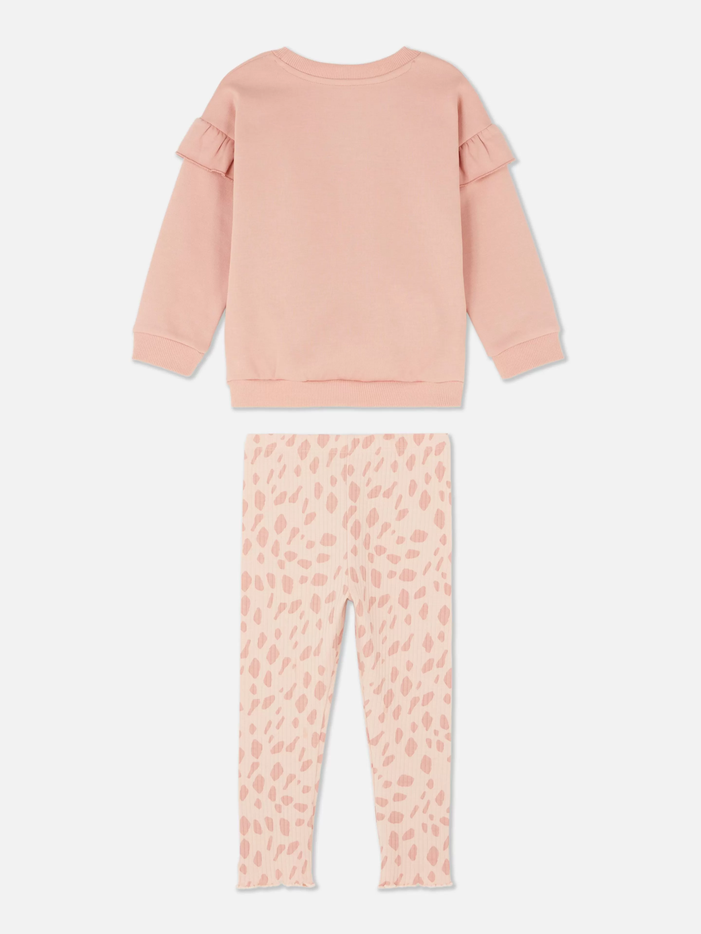 Conjuntos E Visuais*Primark Camisola Gola Redonda/leggings Disney O Rei Leão 30.º Aniversário Nala Cor-de-rosa