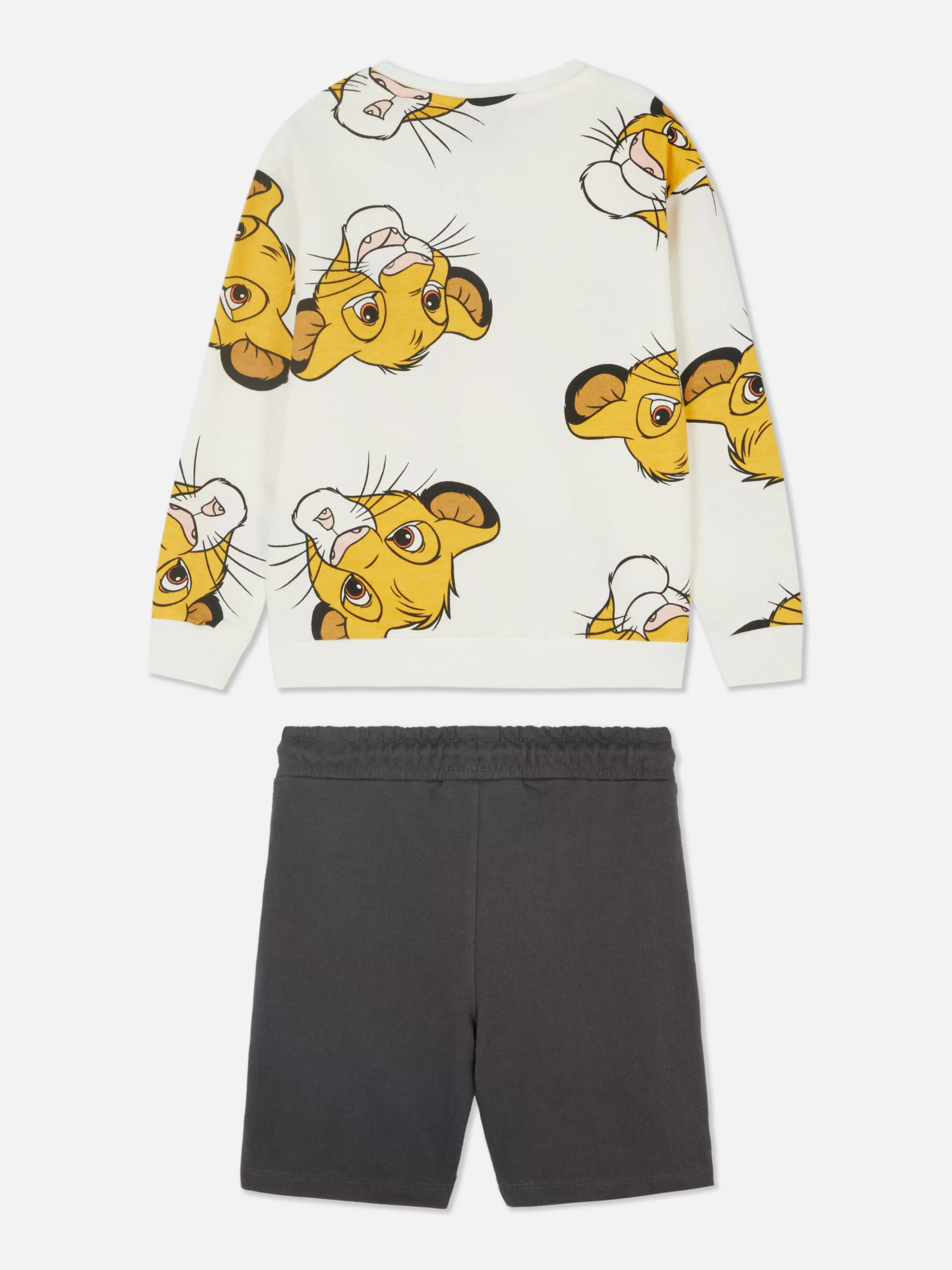 Conjuntos E Visuais*Primark Camisola/calções Conj. Coordenado Disney The Lion King Simba Cru