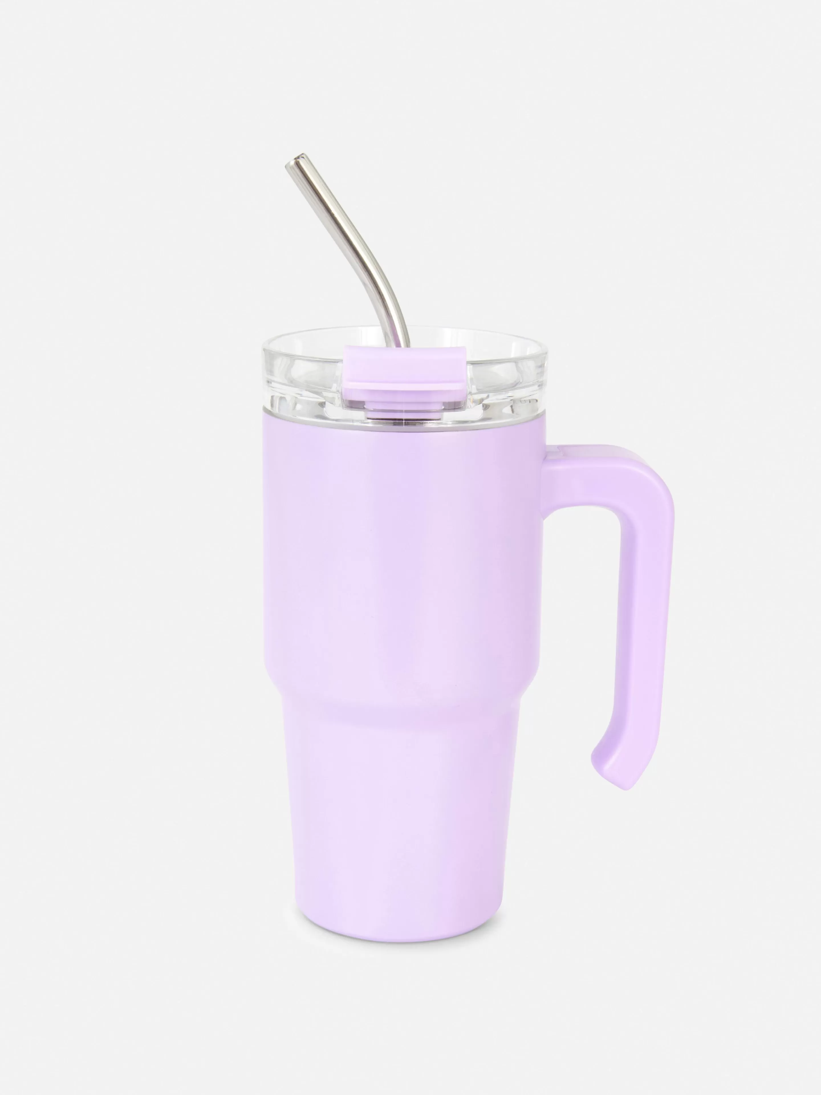 Copos E Canecas*Primark Caneca Viagem Aço Inoxidável 600 Ml Lilás