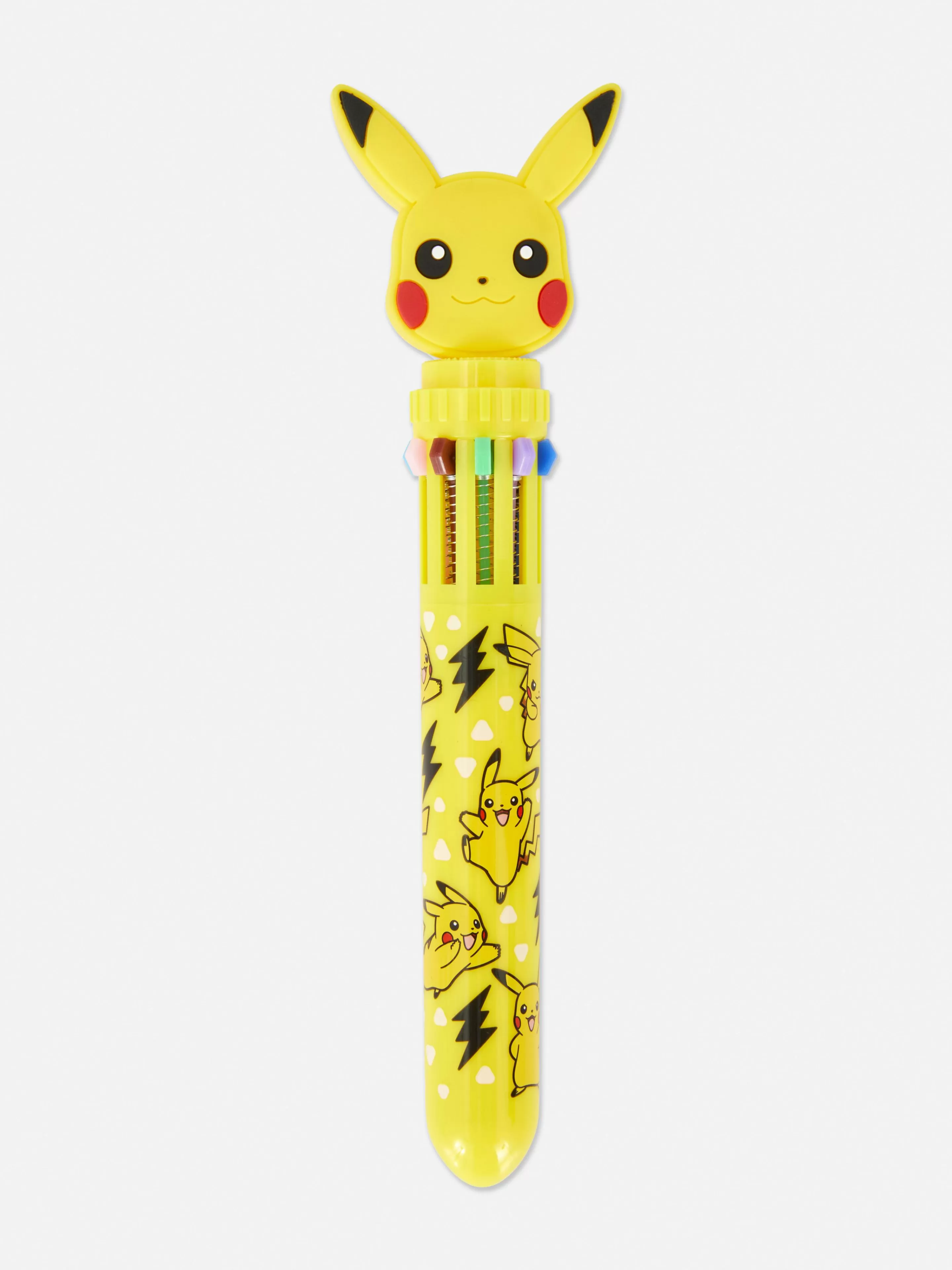 Canetas E Lápis*Primark Caneta Dez Cores Pokémon Pikachu Amarelo