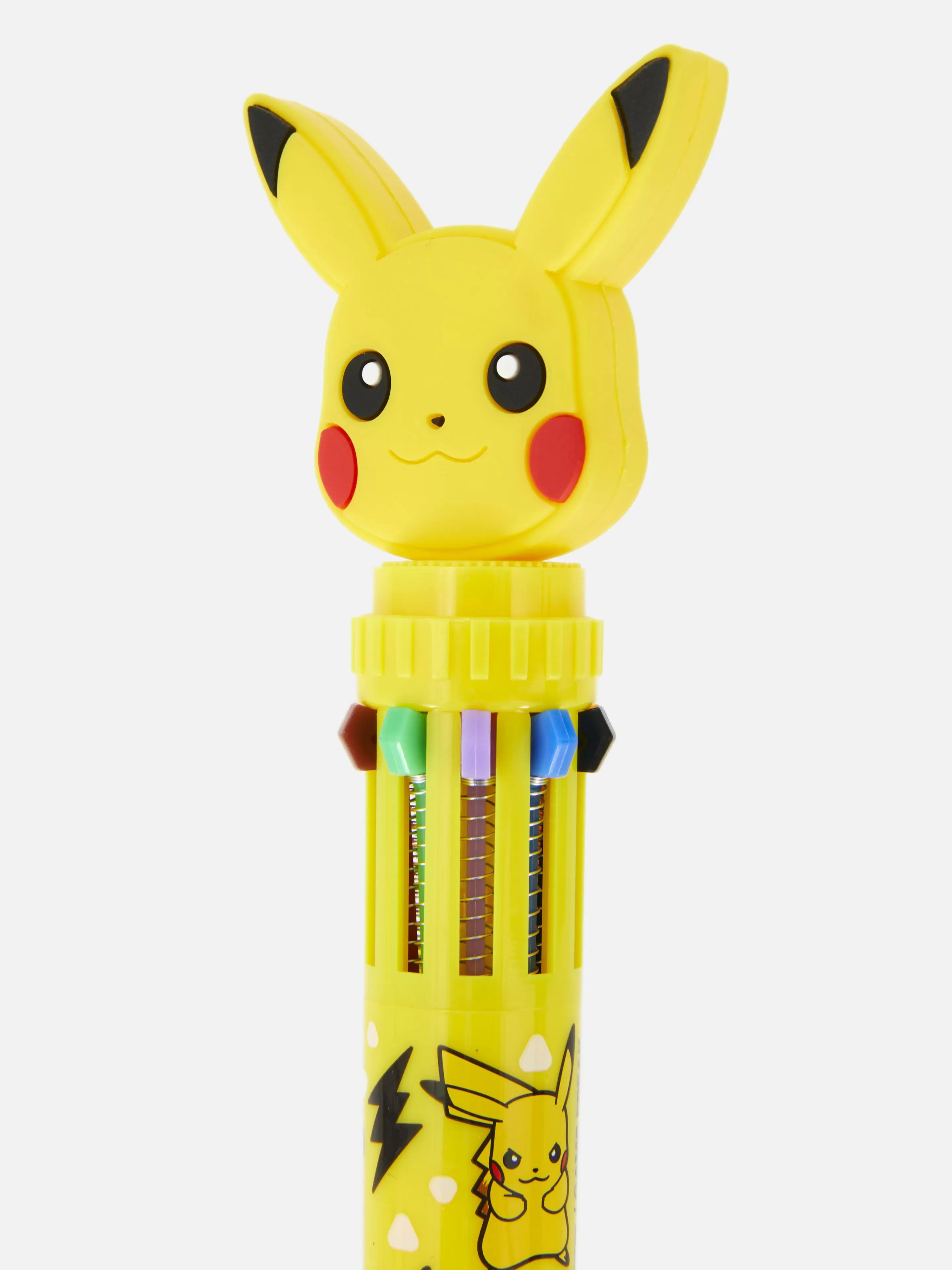 Canetas E Lápis*Primark Caneta Dez Cores Pokémon Pikachu Amarelo