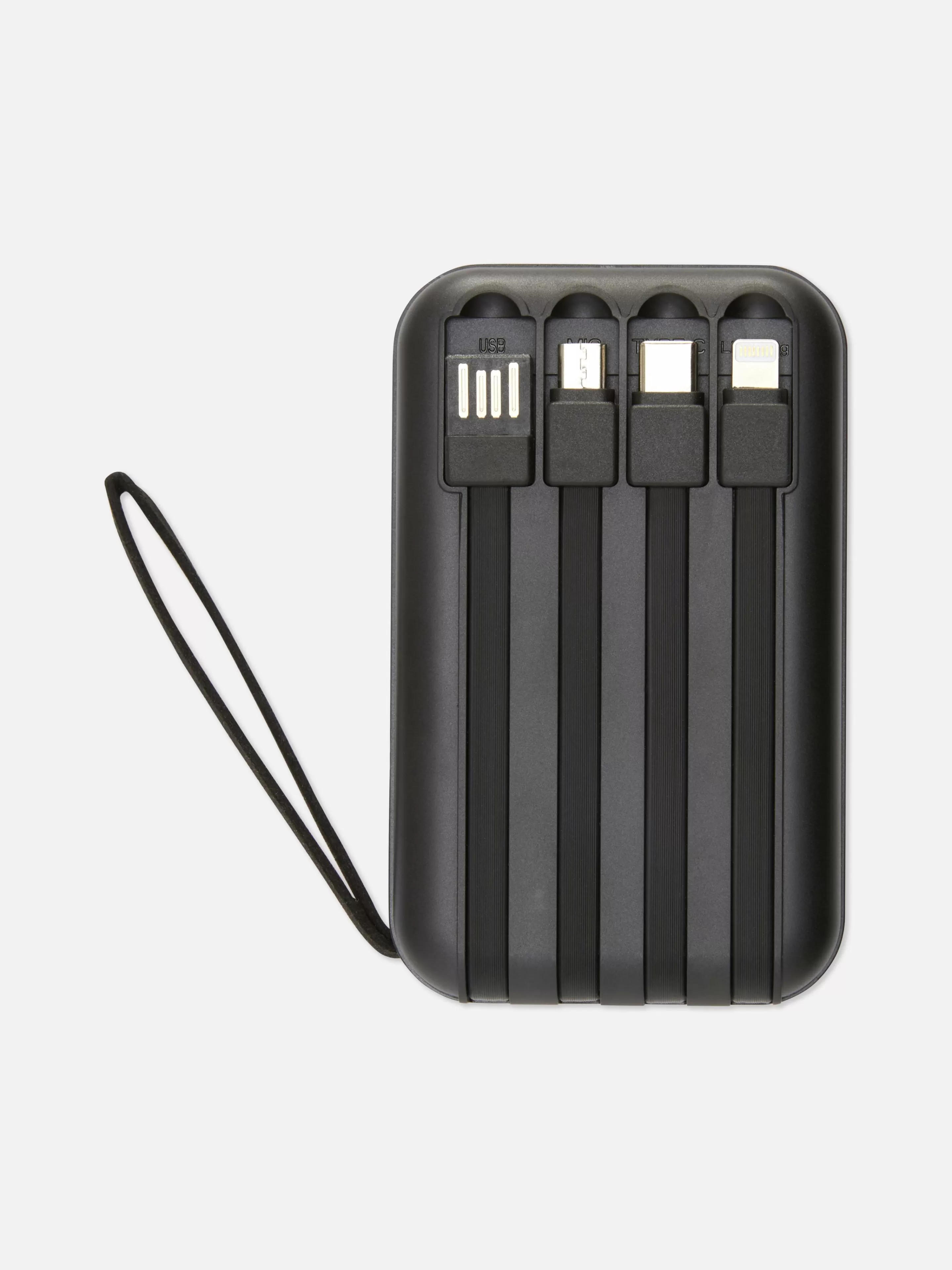 Carregadores*Primark Carregador Portátil Múltiplo 10000mAh Prateado