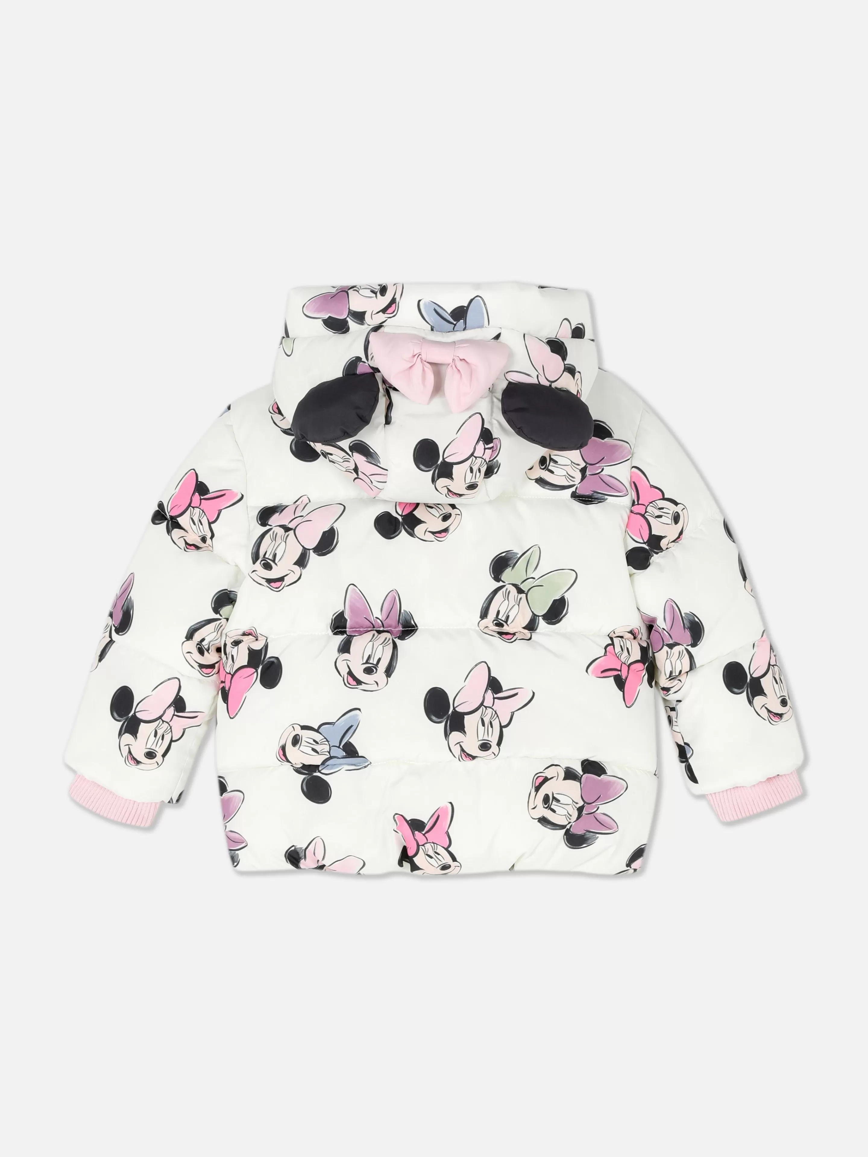 Casacos E Blusões*Primark Casaco Acolchoado Disney Minnie Cor-de-rosa